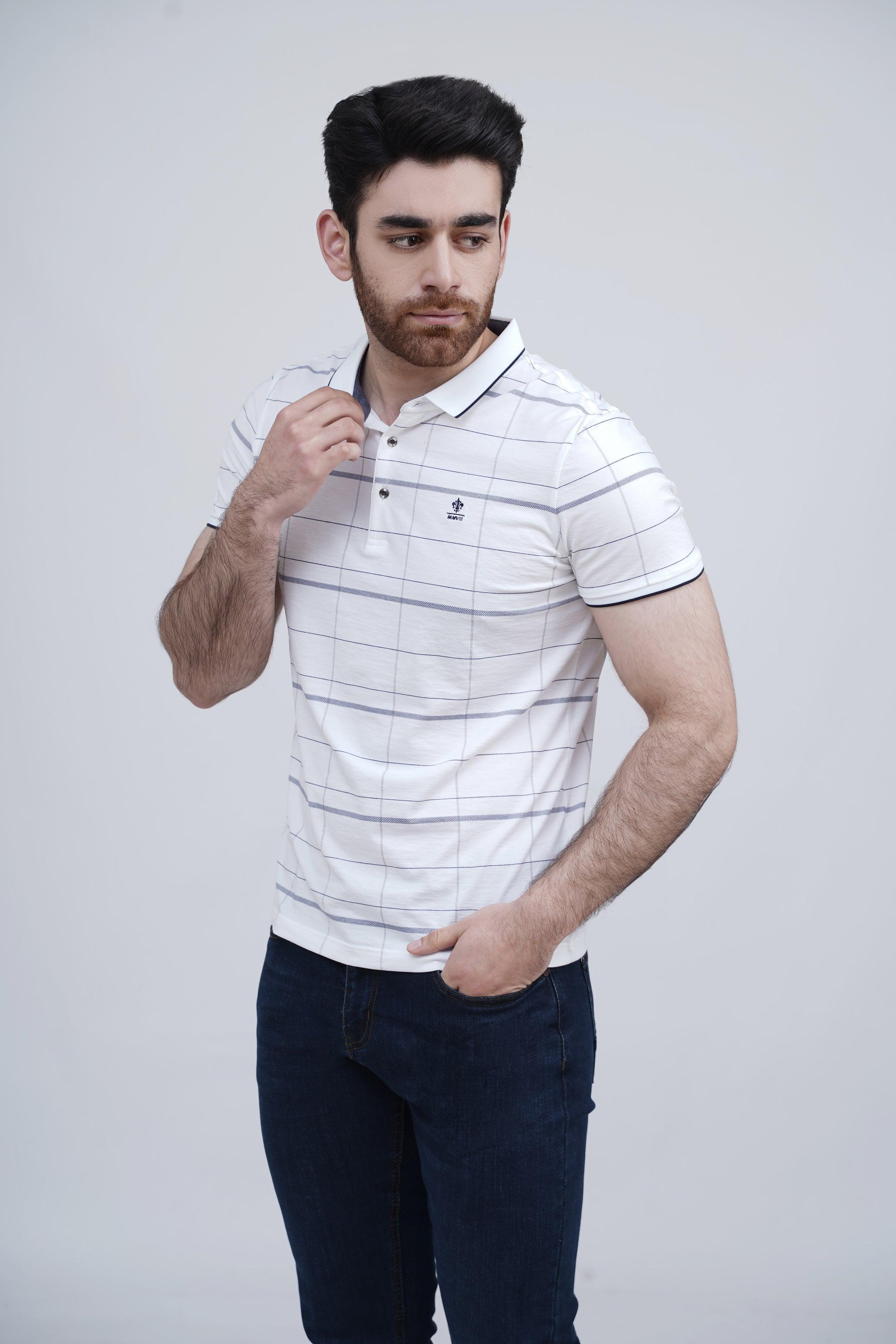 EXECUTIVE POLO WHITE at Charcoal Clothing