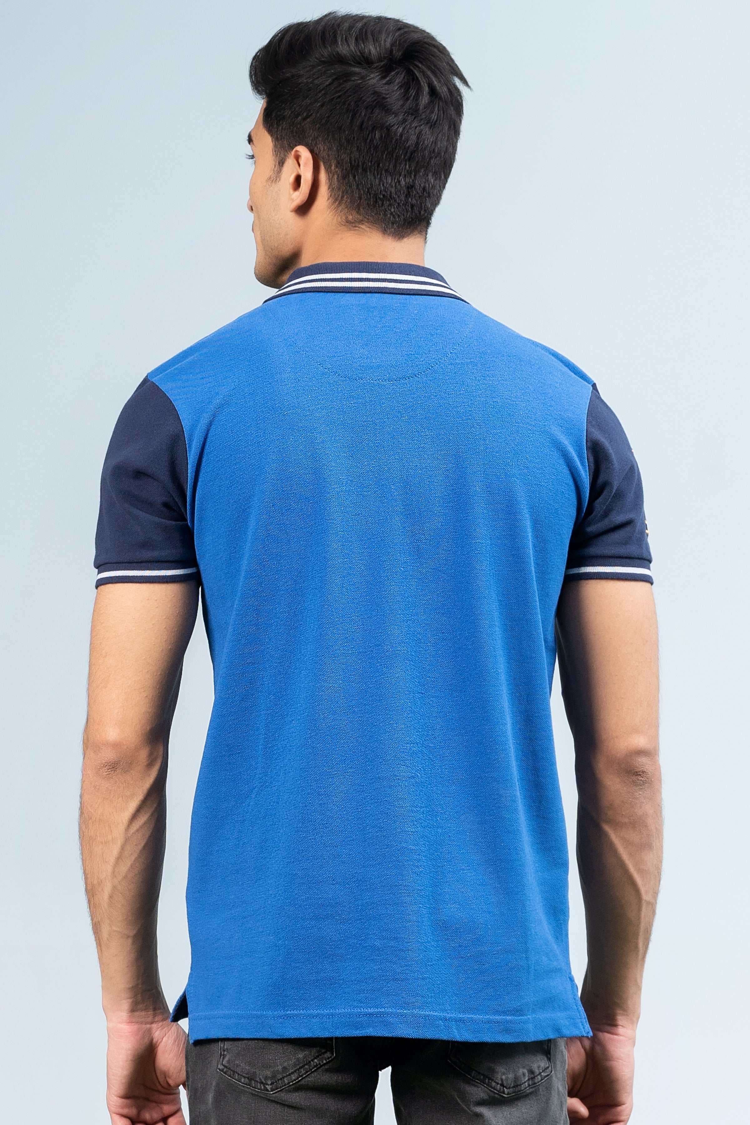 FASHION POLO BLUE at Charcoal Clothing