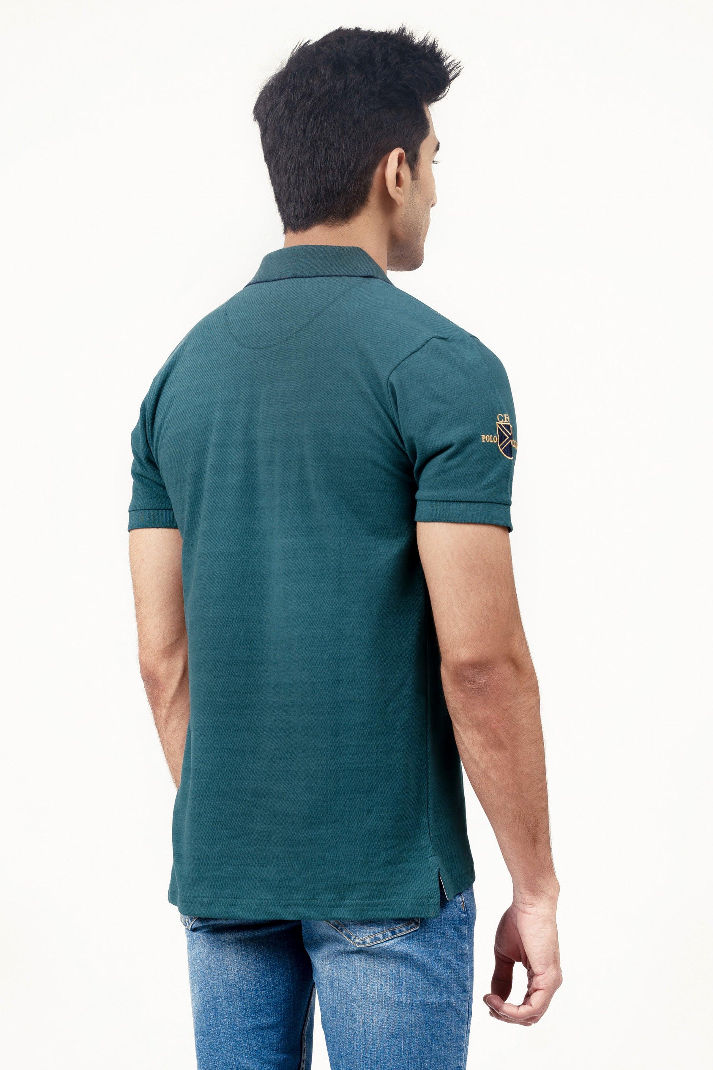 FASHION POLO GREEN at Charcoal Clothing