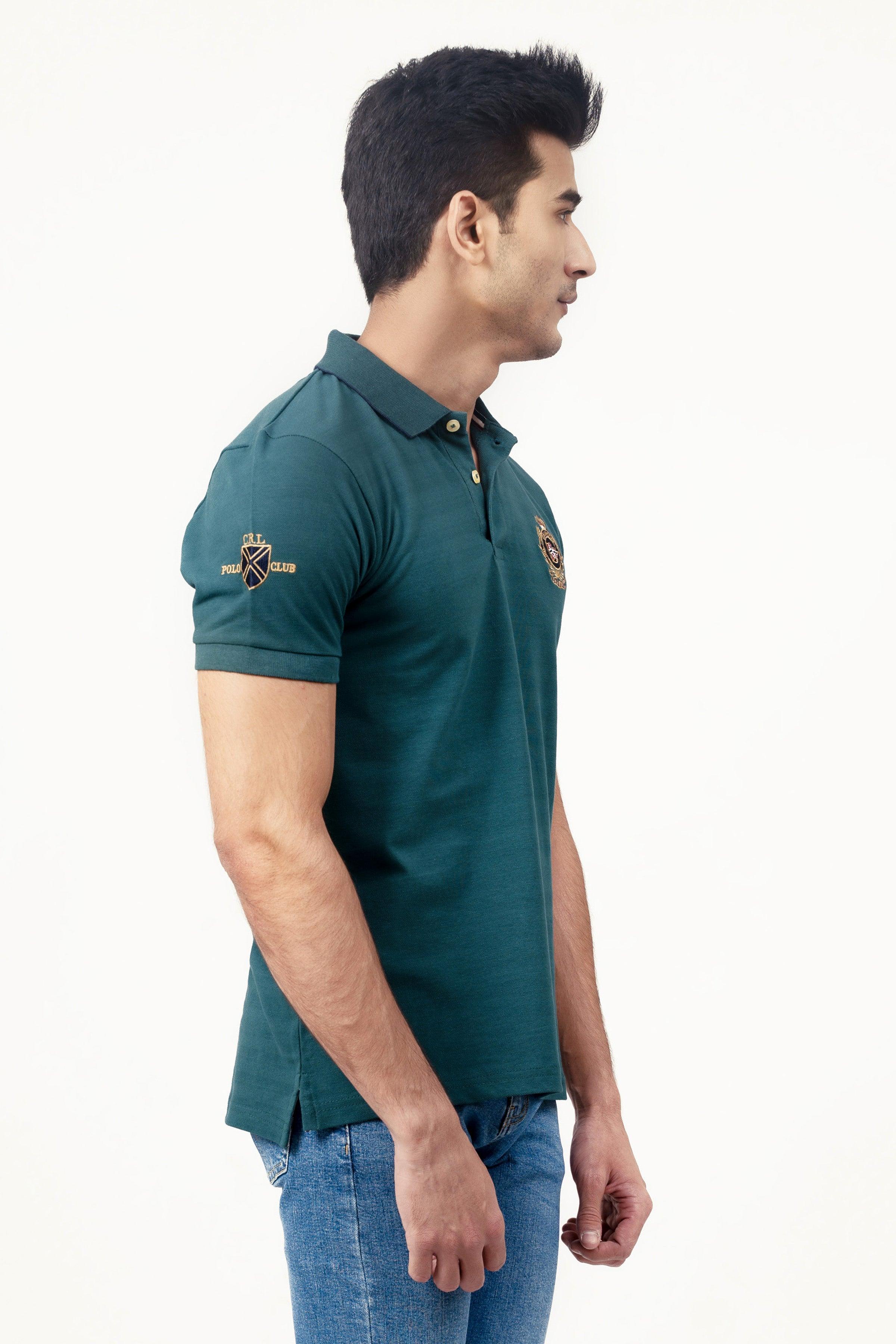 FASHION POLO GREEN at Charcoal Clothing