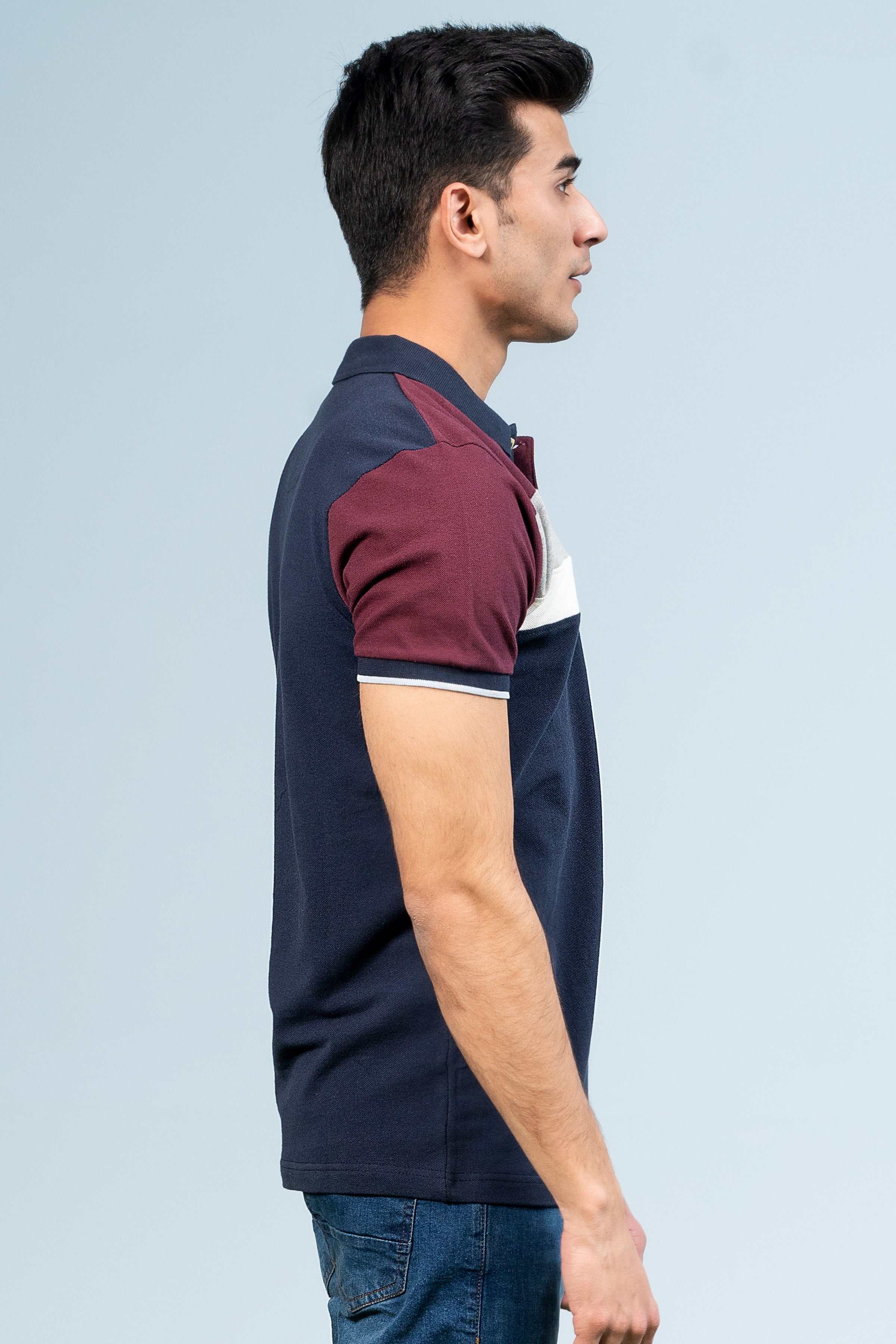 FASHION POLO MAROON at Charcoal Clothing