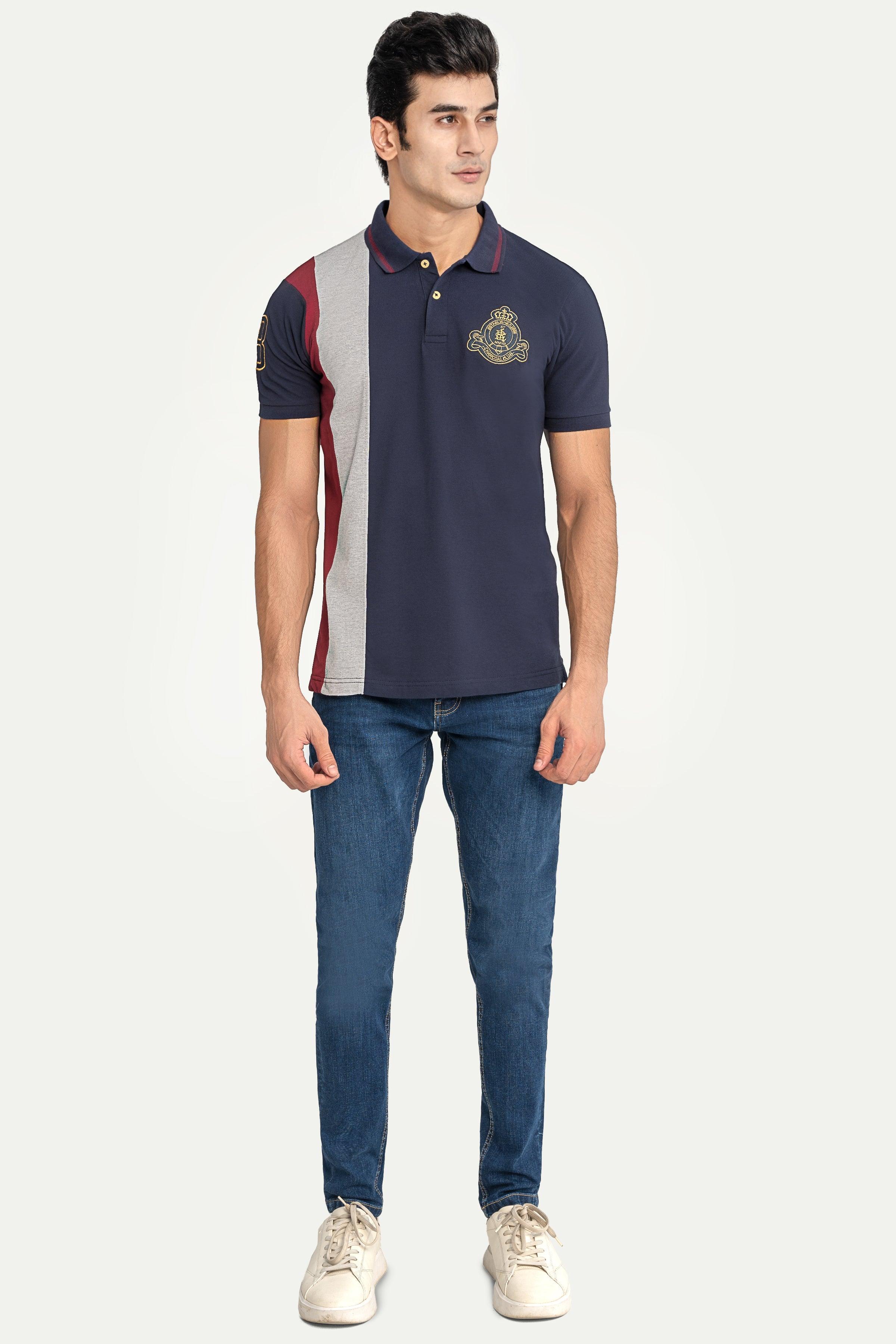 FASHION POLO NAVY at Charcoal Clothing