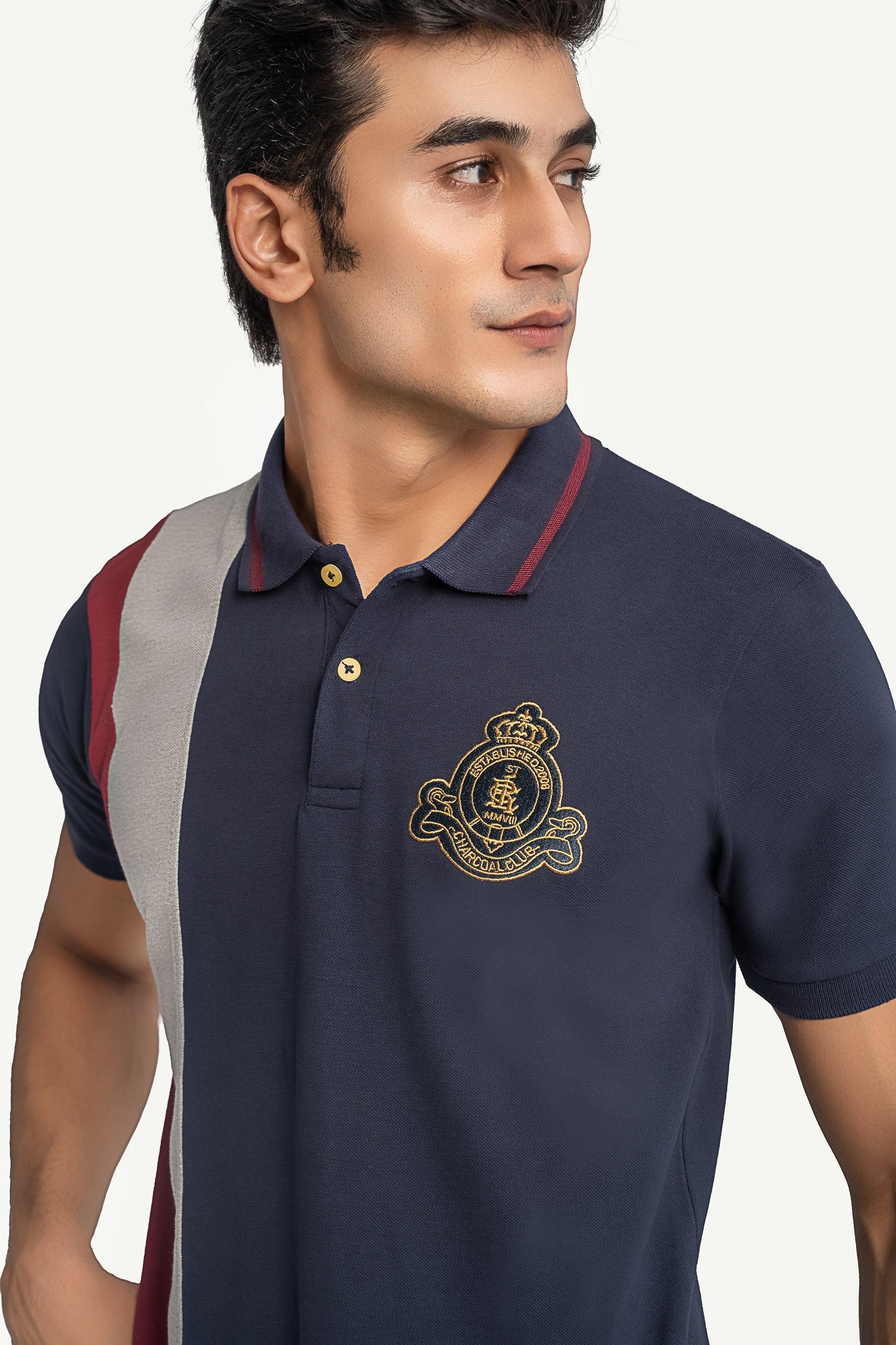 FASHION POLO NAVY at Charcoal Clothing