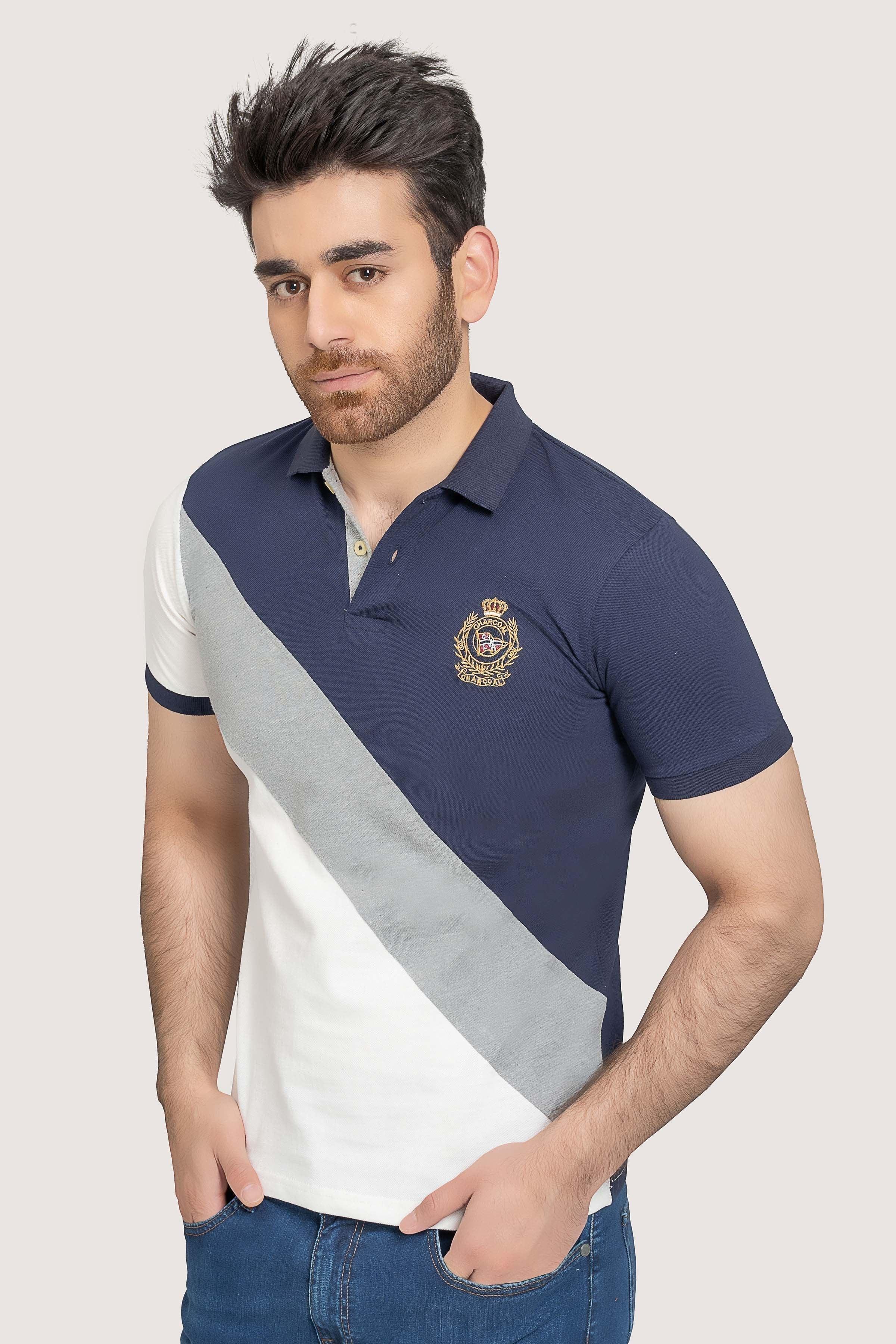 FASHION POLO NAVY at Charcoal Clothing