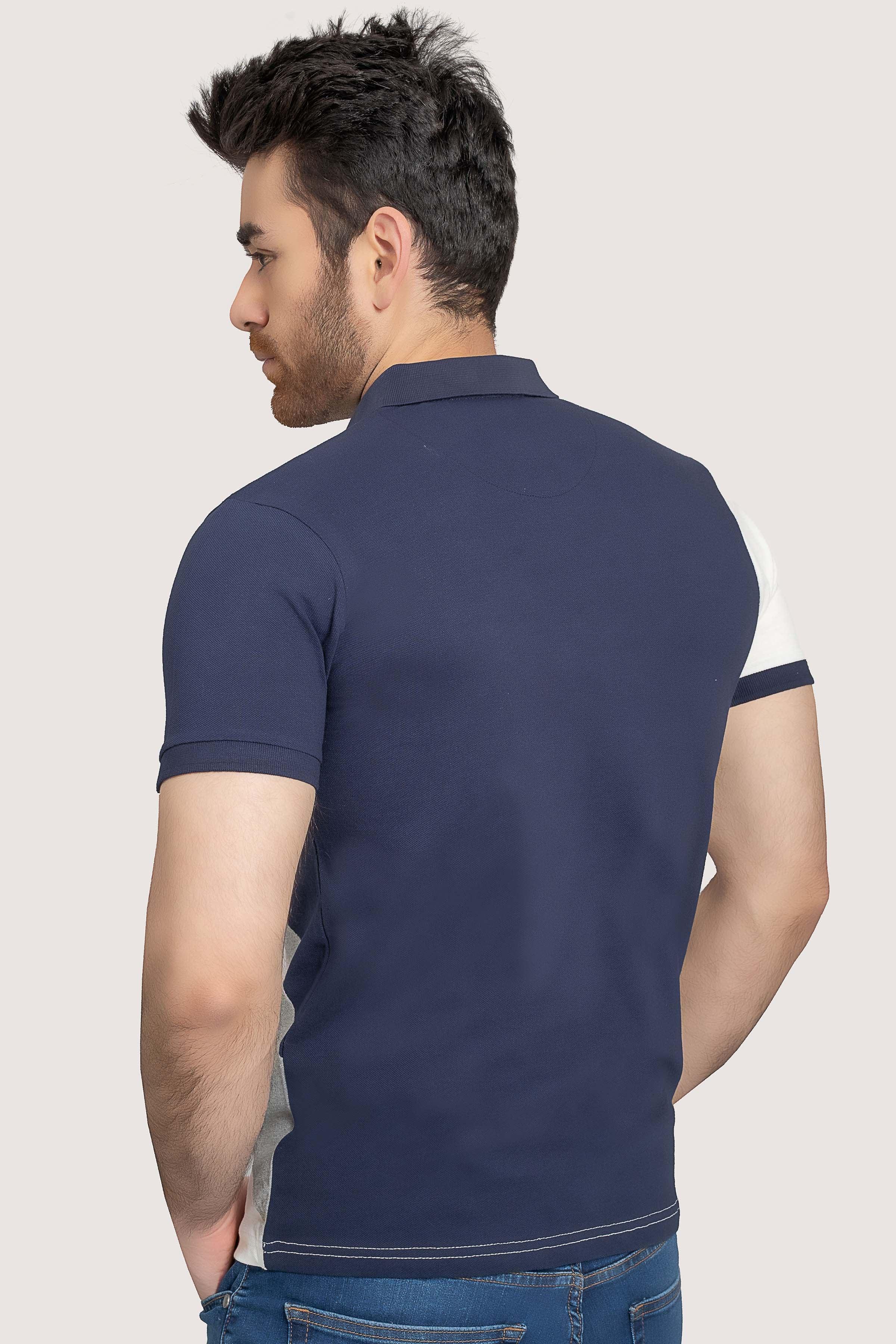 FASHION POLO NAVY at Charcoal Clothing