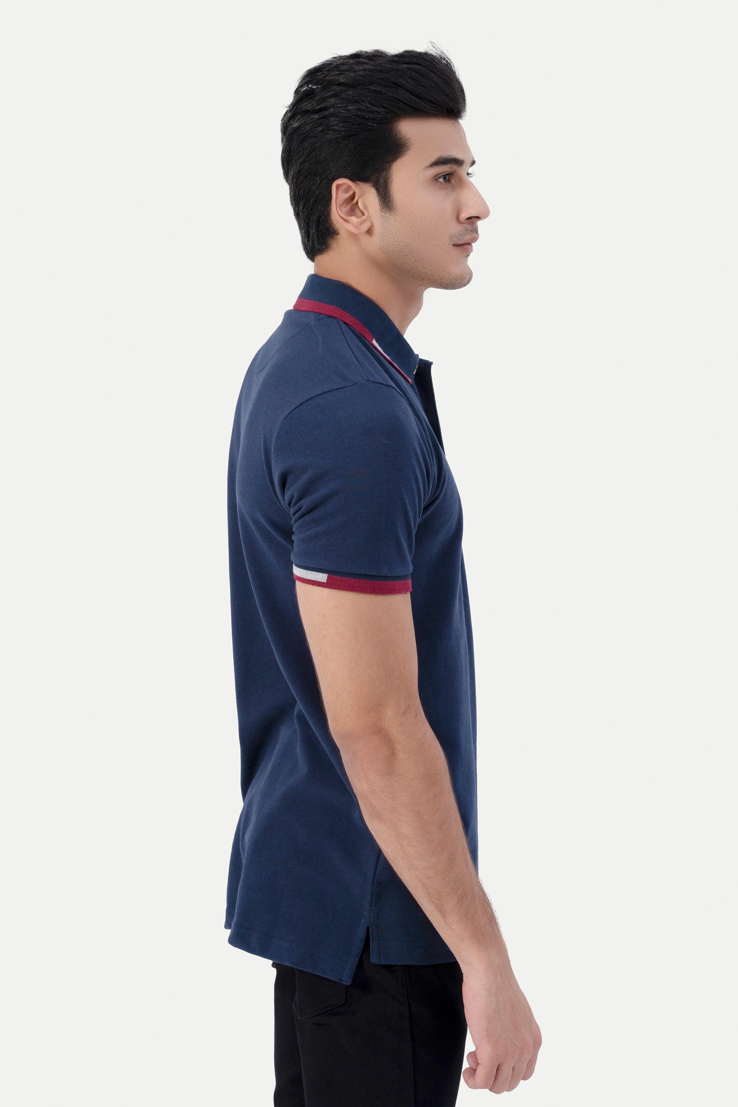 FASHION POLO NAVY at Charcoal Clothing