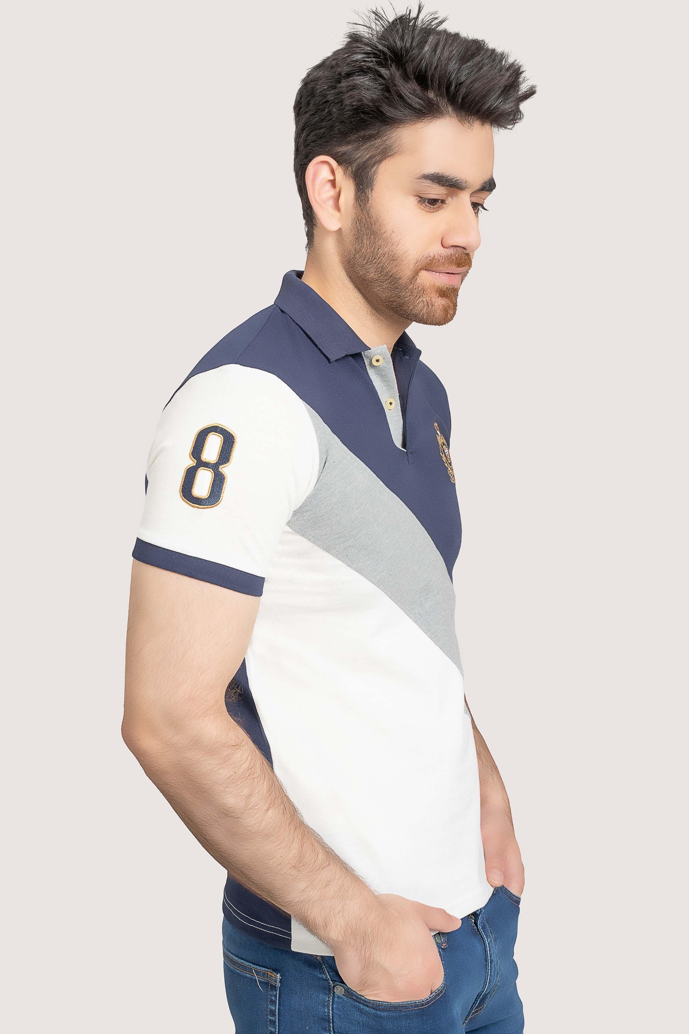 FASHION POLO NAVY at Charcoal Clothing