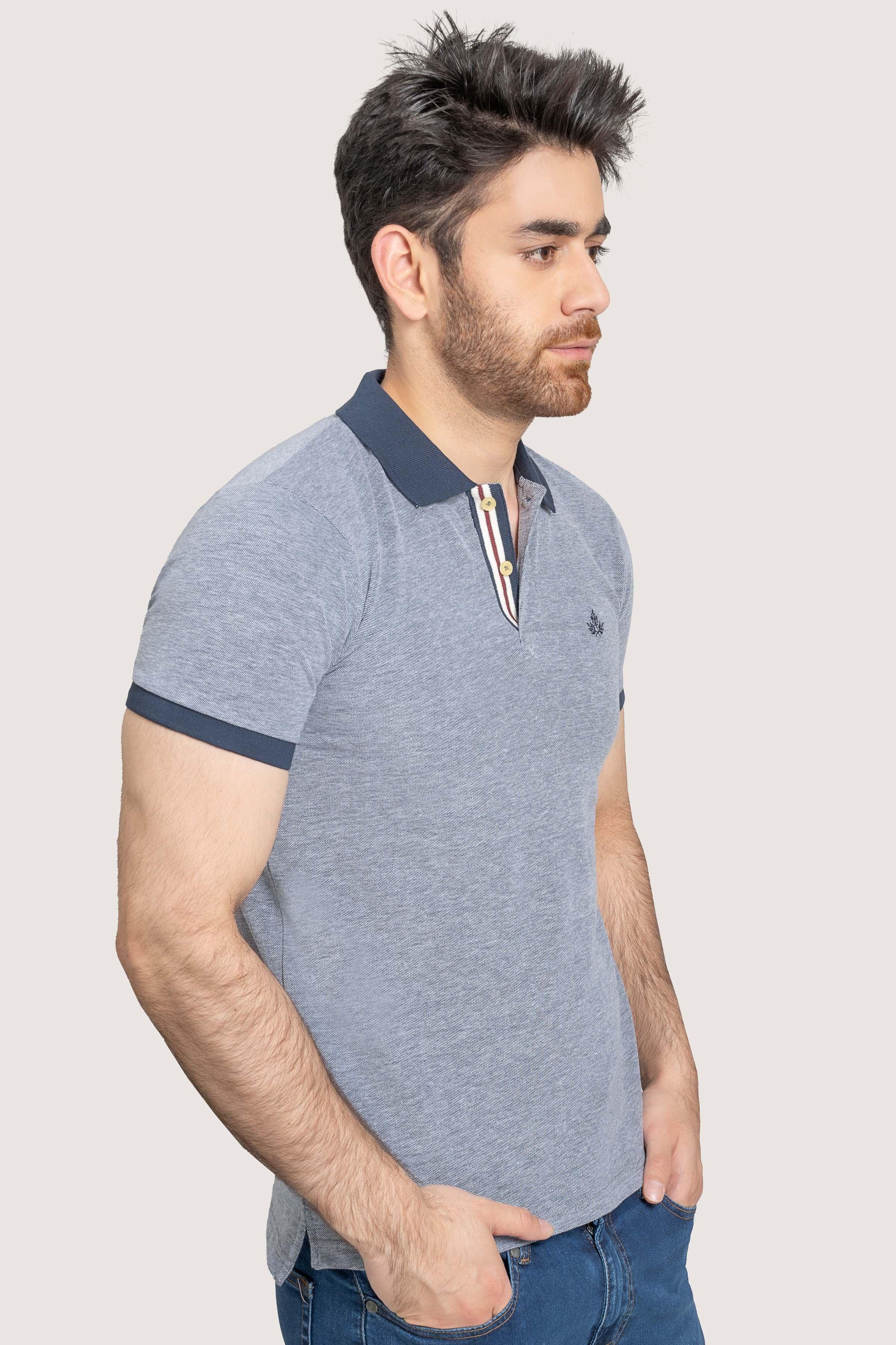 FASHION POLO NAVY at Charcoal Clothing