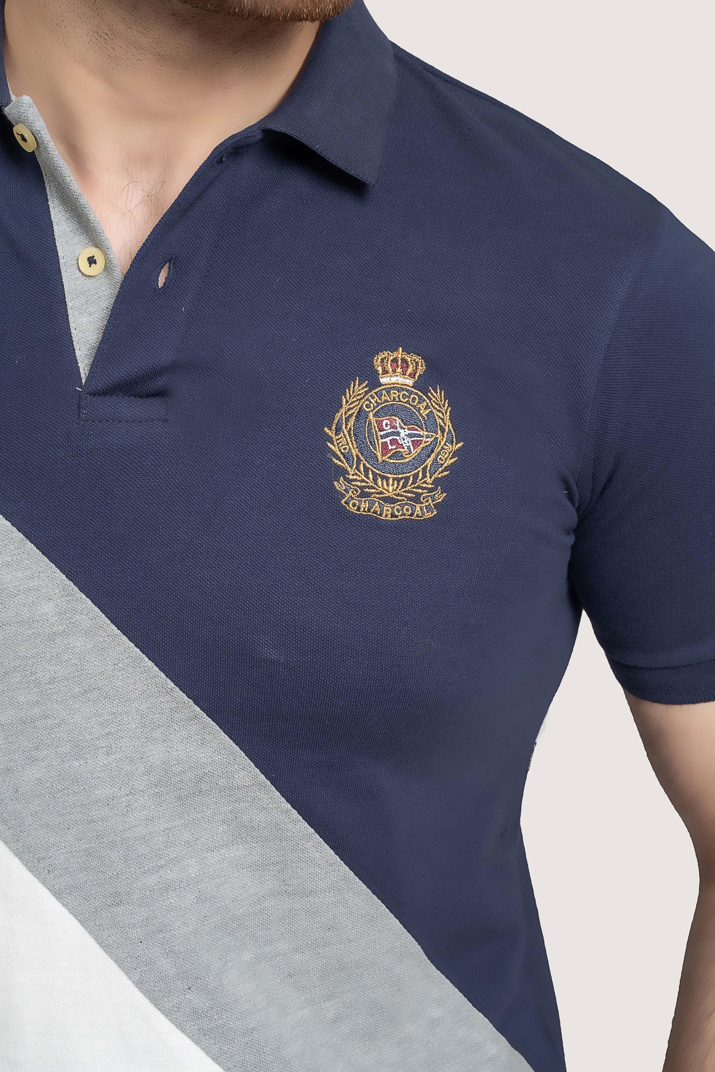 FASHION POLO NAVY at Charcoal Clothing