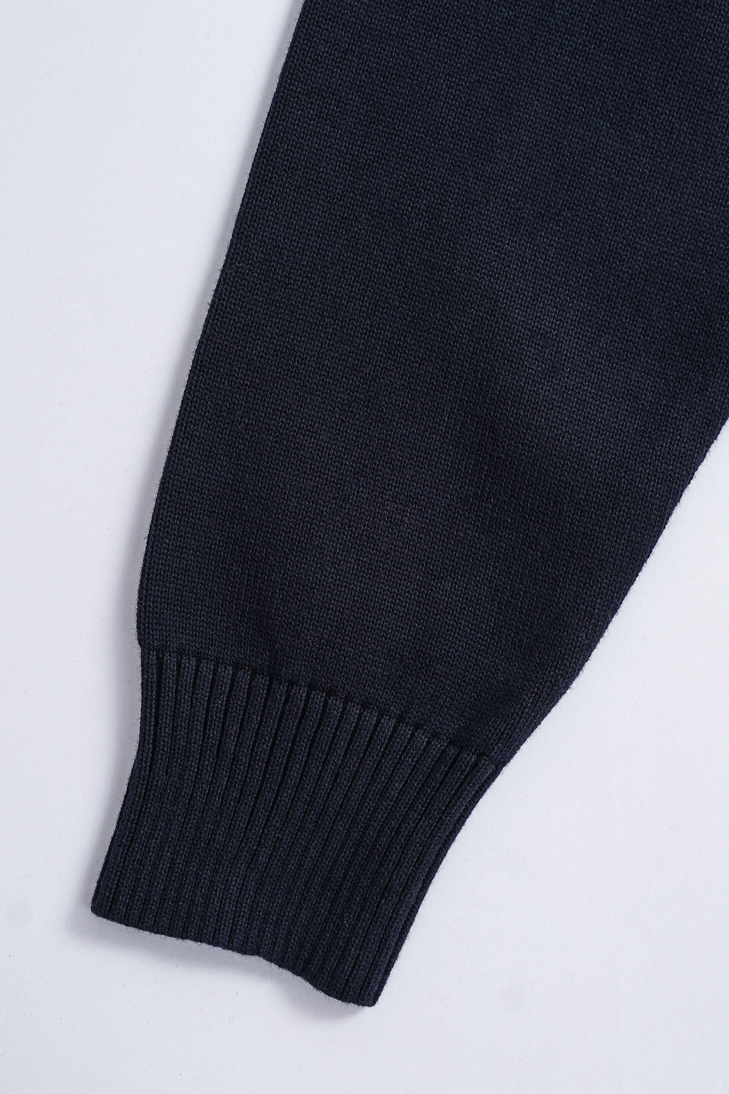 FULL SLEEVE SWEATER BLACK WHITE at Charcoal Clothing