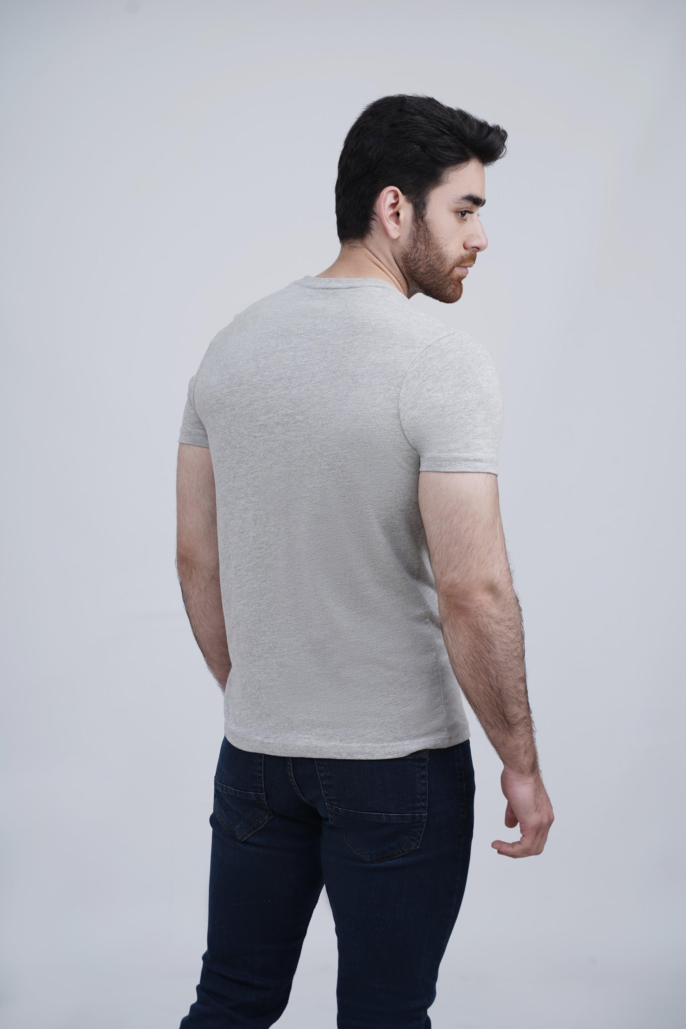 GRAPHIC T SHIRT HYDER GREY at Charcoal Clothing