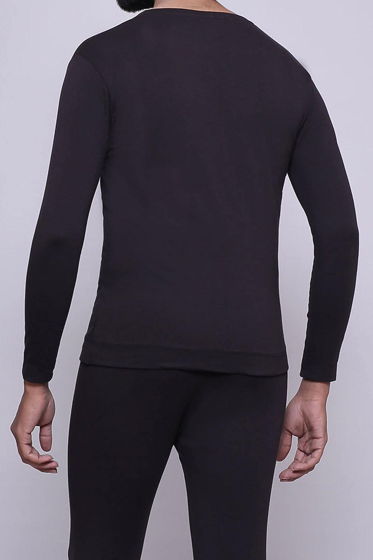 HEATTECH WARMER UPPER BLACK at Charcoal Clothing