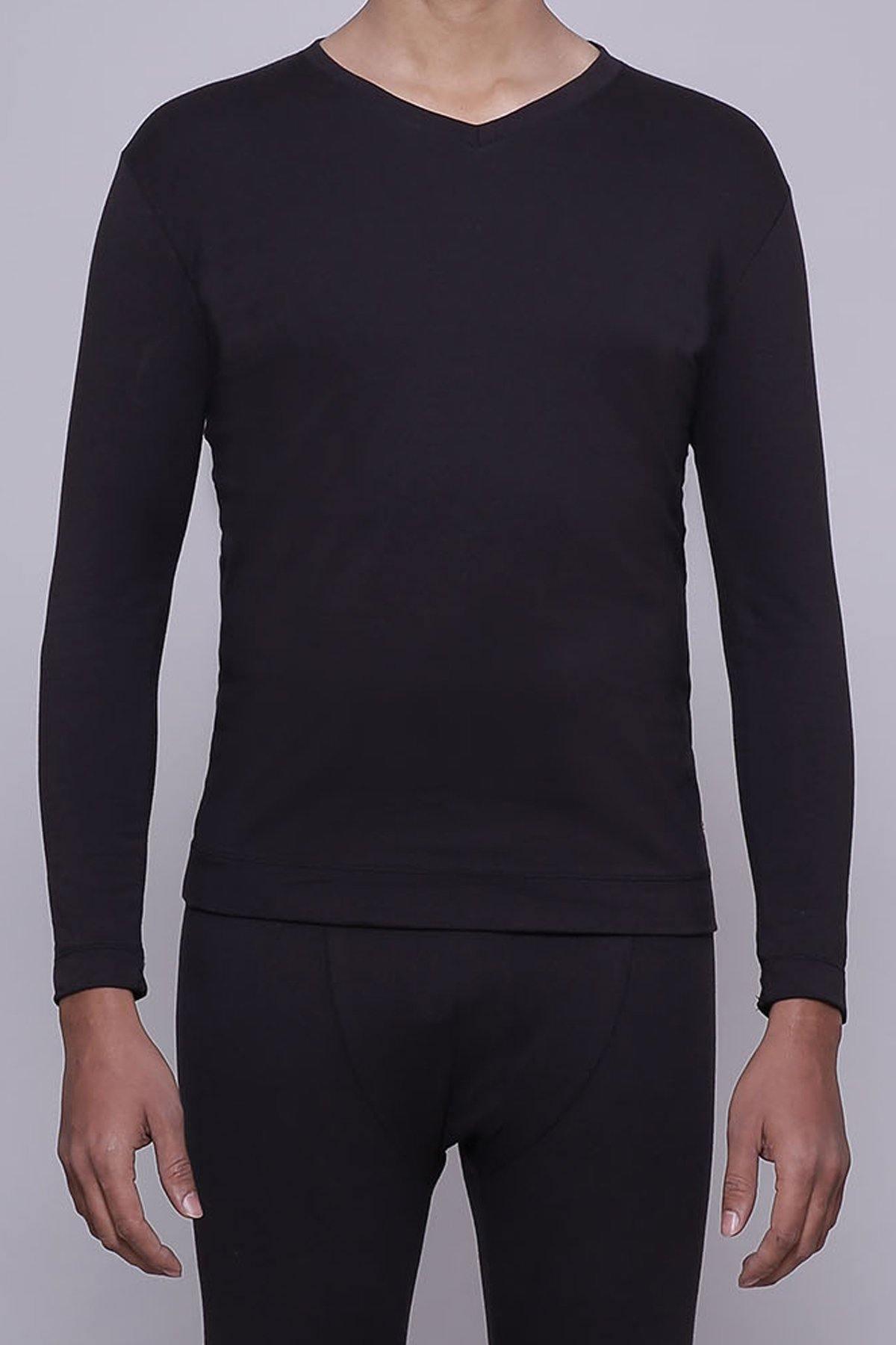 HEATTECH WARMER UPPER BLACK at Charcoal Clothing