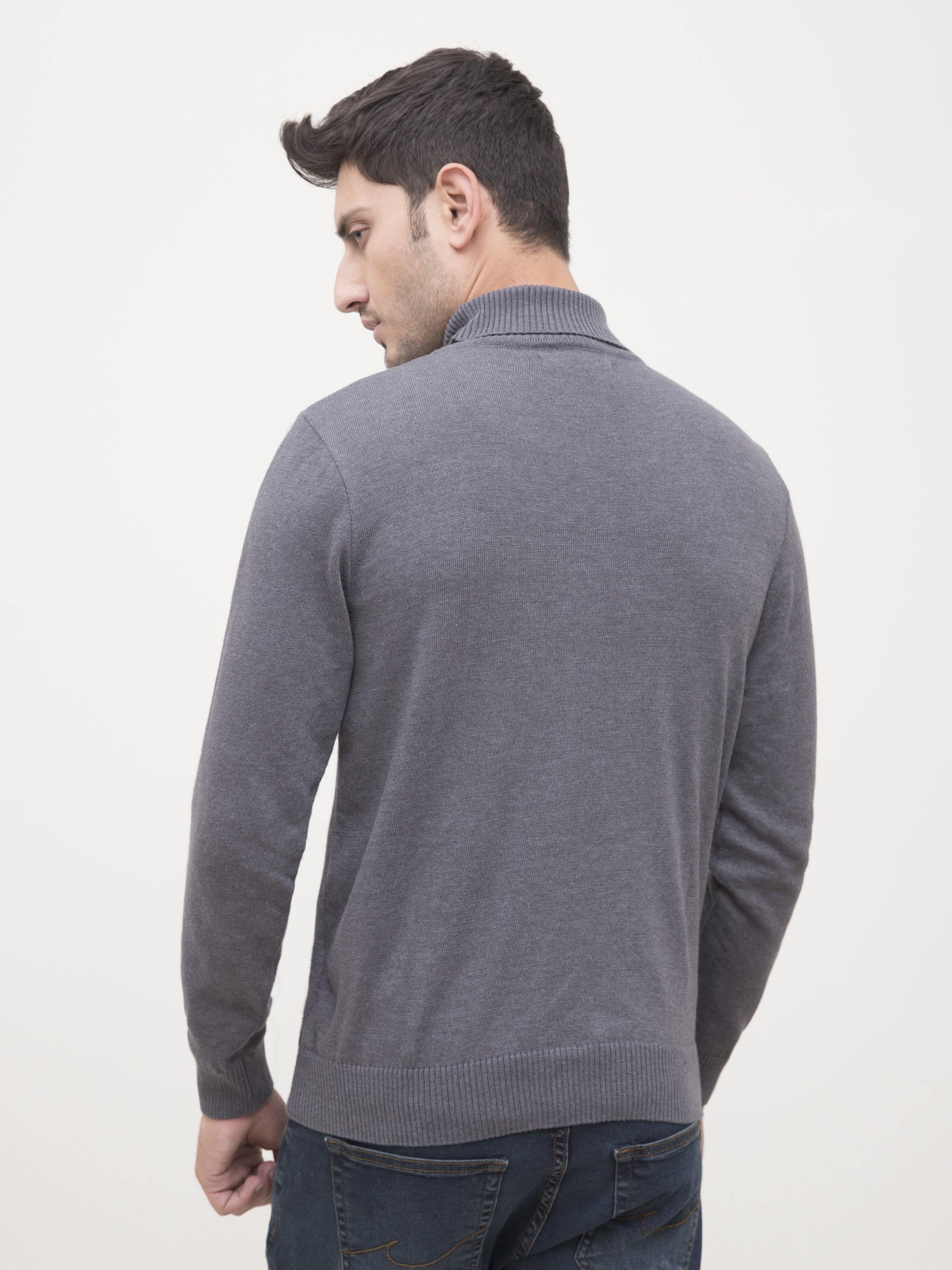 HIGH NECK DARK GREY at Charcoal Clothing
