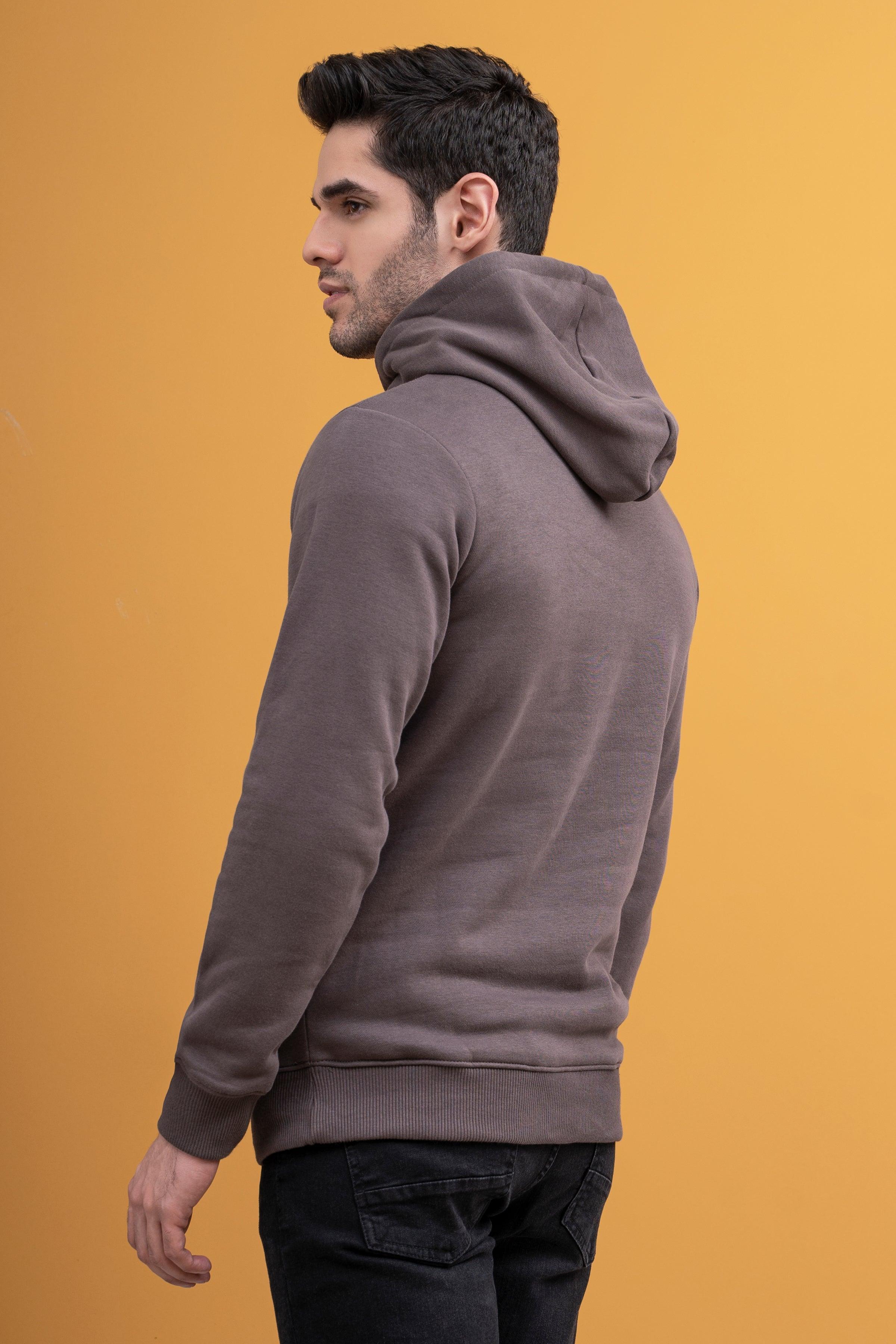 HOODIE JORDAN KANGROO STYLE GREY at Charcoal Clothing