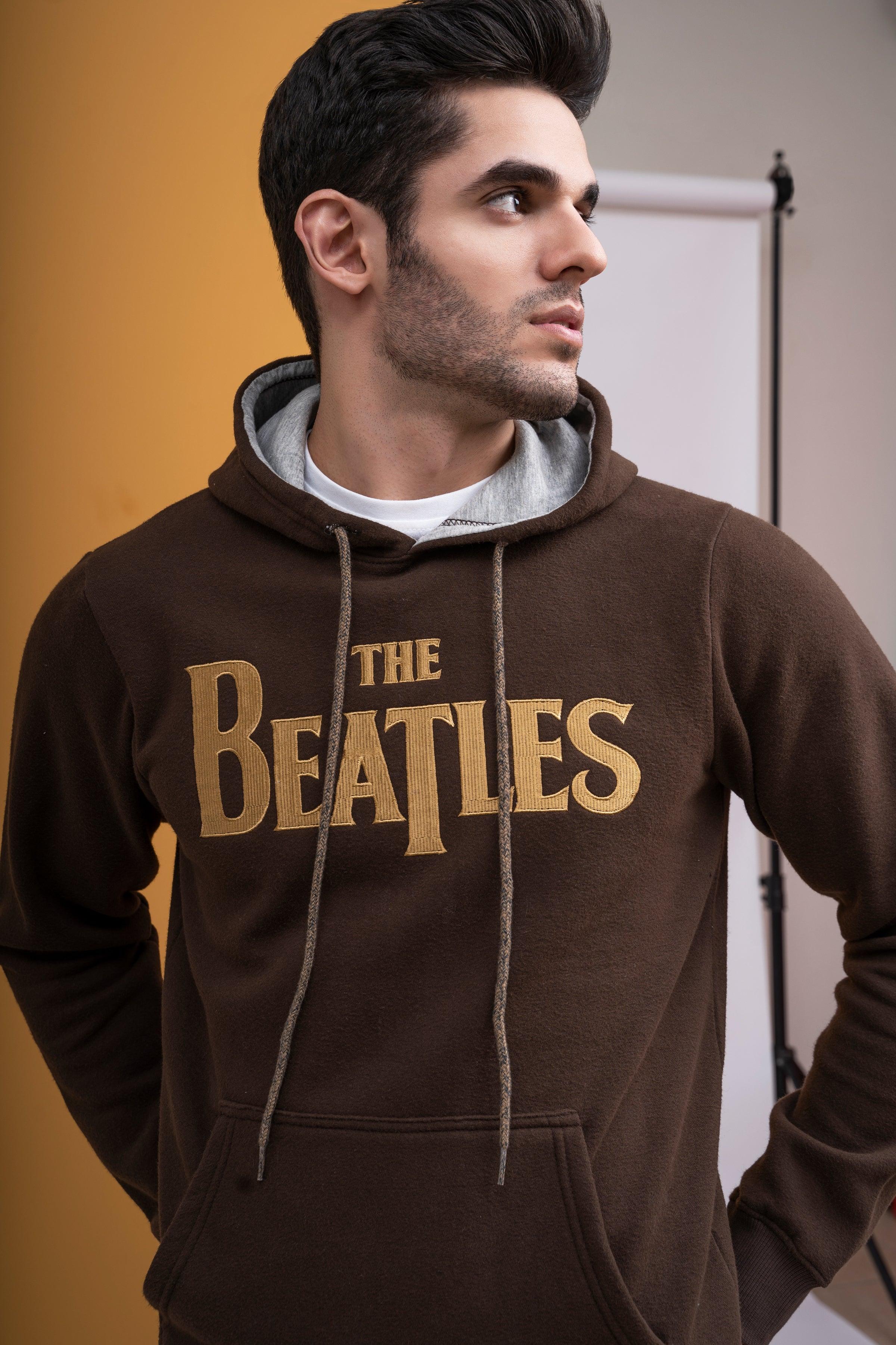HOODIE KANGROO STYLE BROWN at Charcoal Clothing