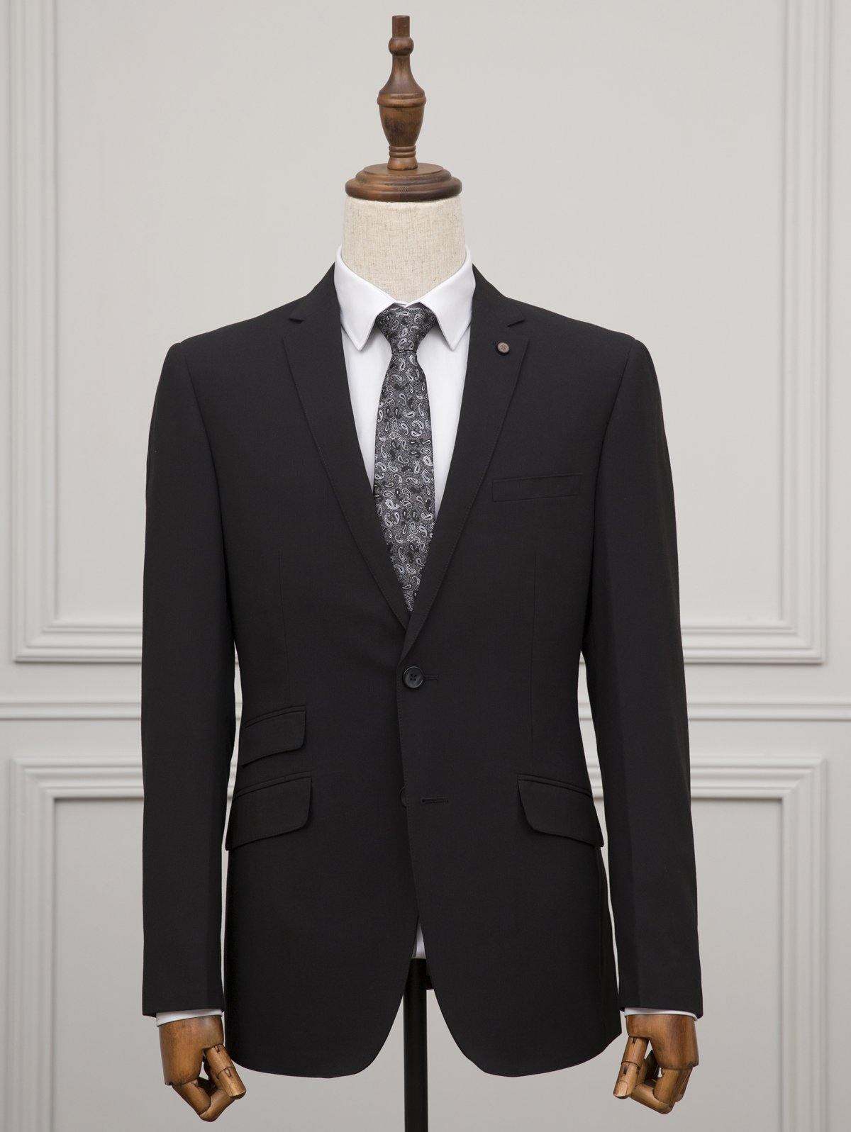 Shop PIECE SUIT BLACK For Men Online - Main Image