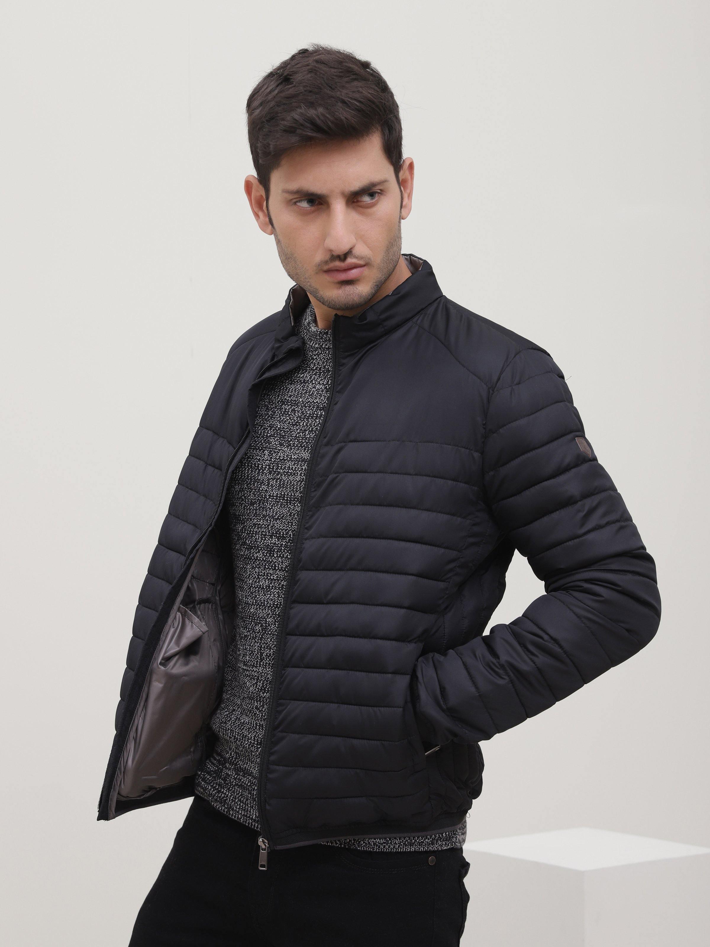 JACKET FULL SLEEVE BLACK at Charcoal Clothing