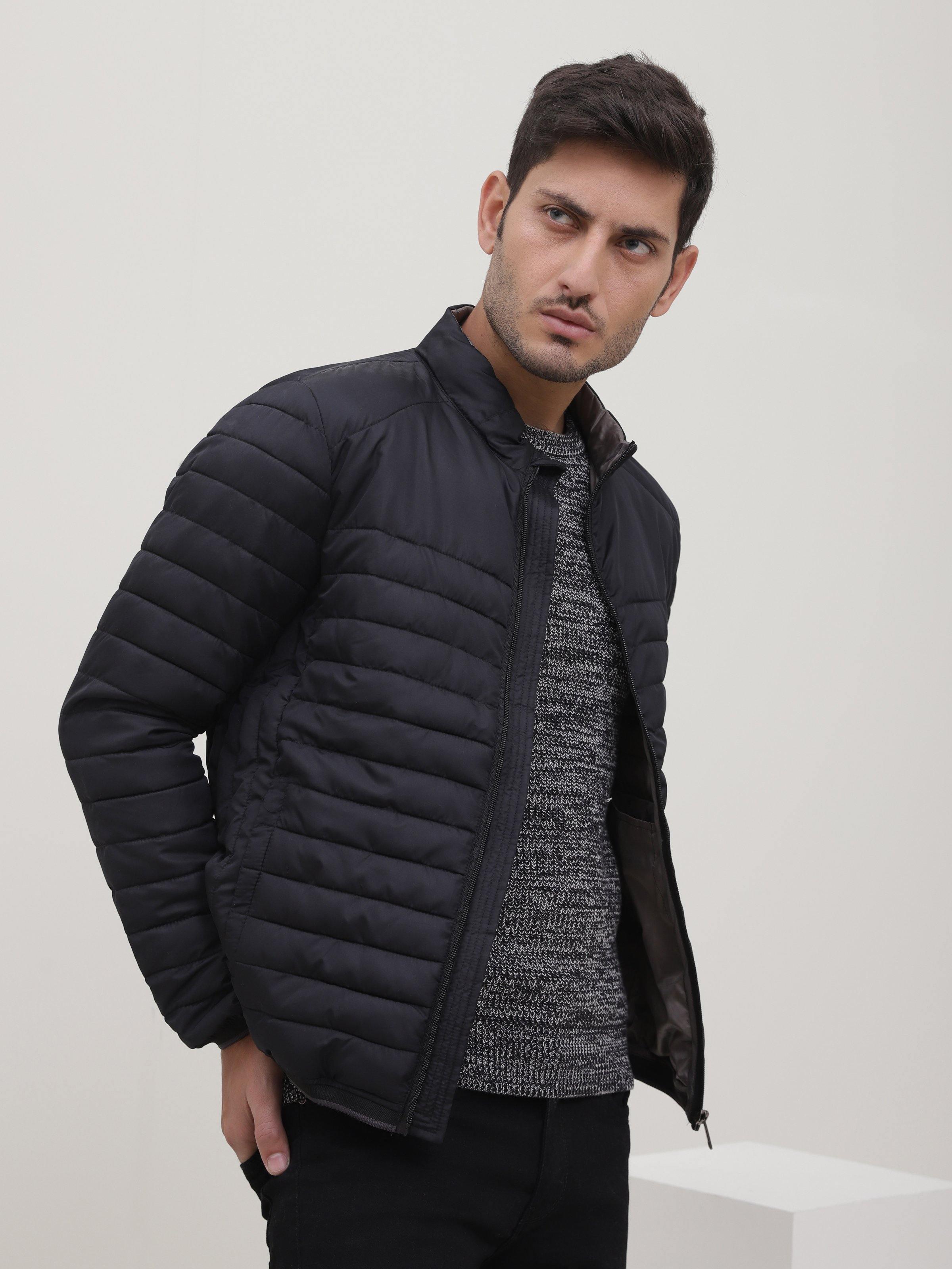 JACKET FULL SLEEVE BLACK at Charcoal Clothing