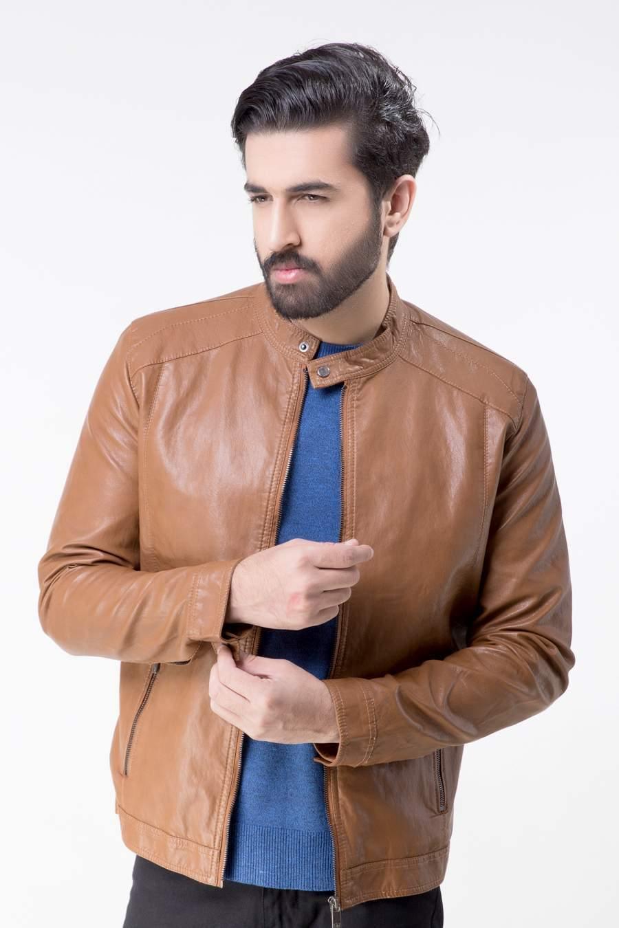 JACKET FULL SLEEVE COFFEE at Charcoal Clothing