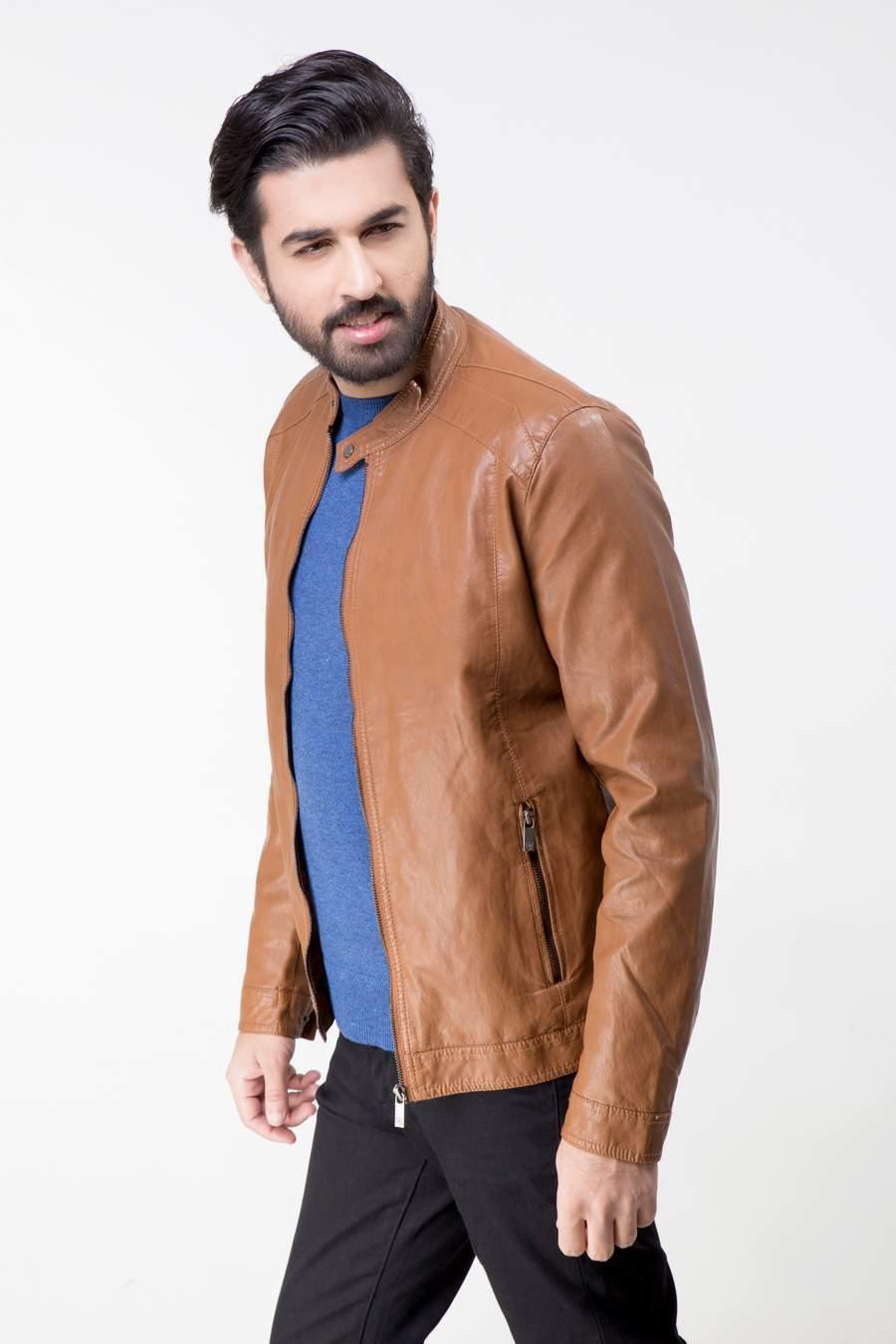 JACKET FULL SLEEVE COFFEE at Charcoal Clothing