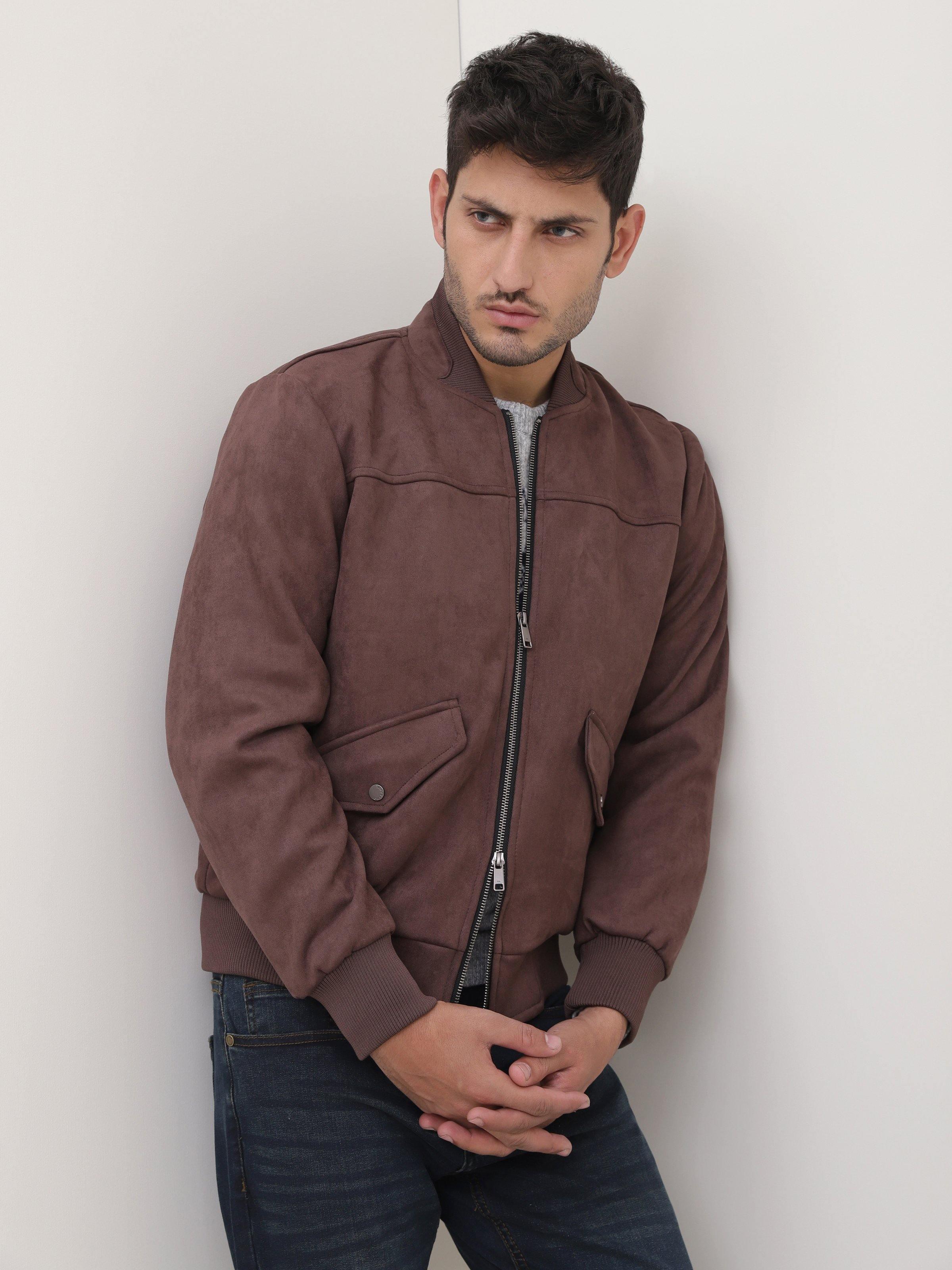 JACKET FULL SLEEVE COFFEE at Charcoal Clothing