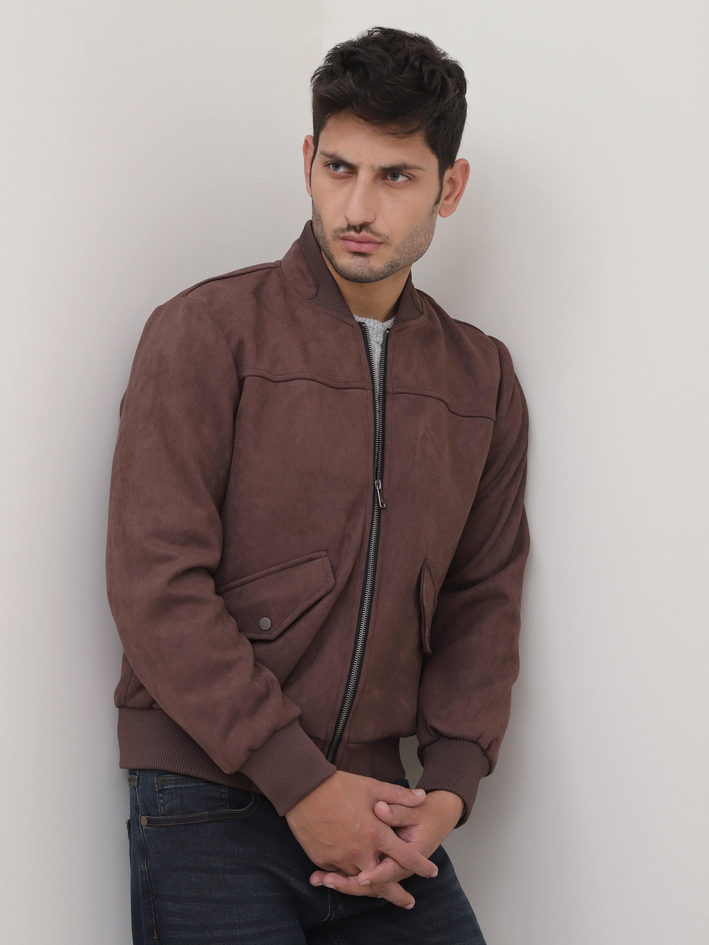 JACKET FULL SLEEVE COFFEE at Charcoal Clothing