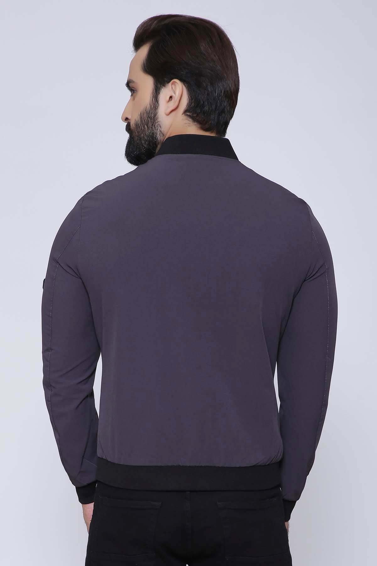 JACKET FULL SLEEVE DARK GREY at Charcoal Clothing