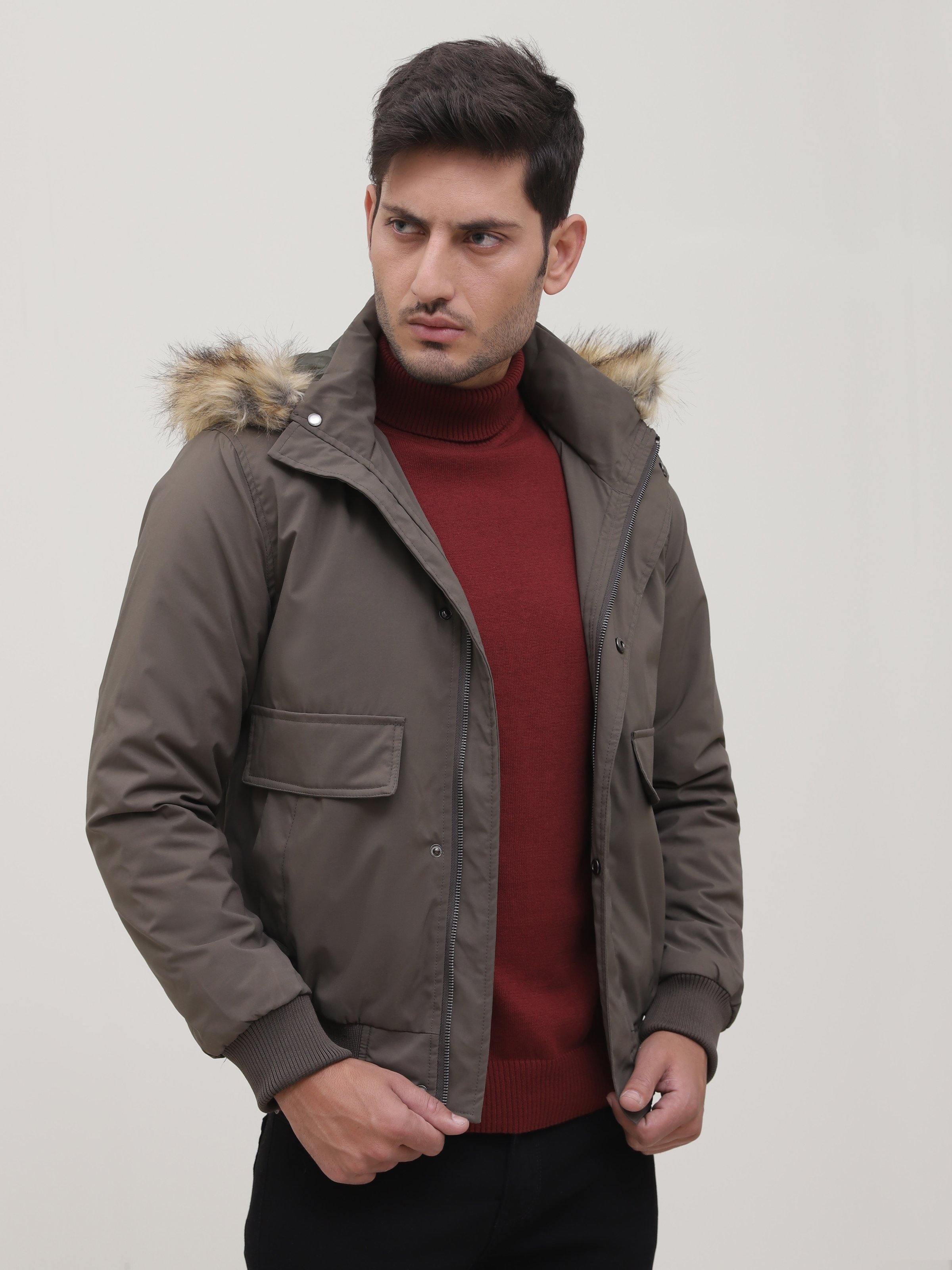 JACKET FULL SLEEVE GREEN at Charcoal Clothing