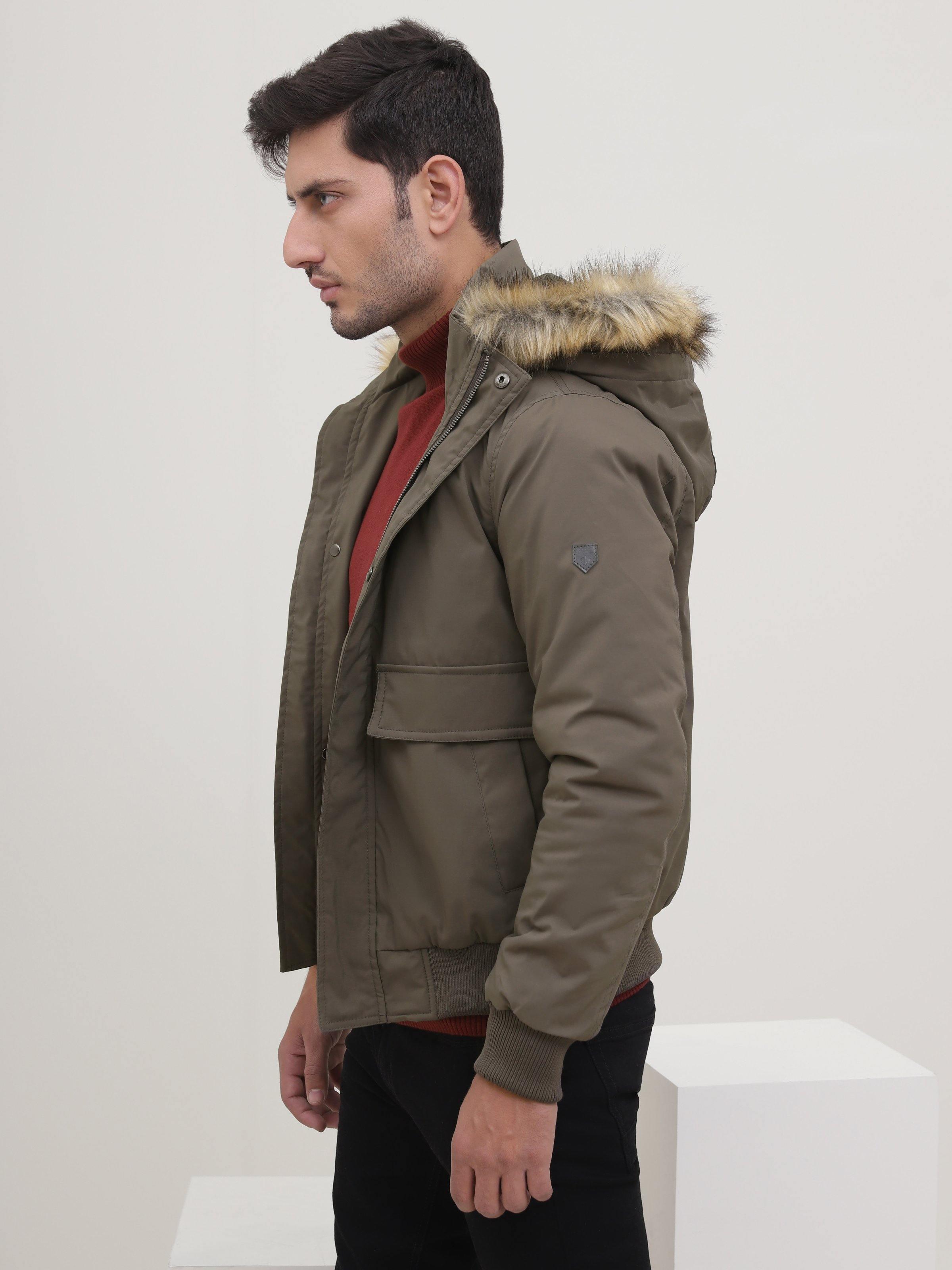 JACKET FULL SLEEVE GREEN at Charcoal Clothing