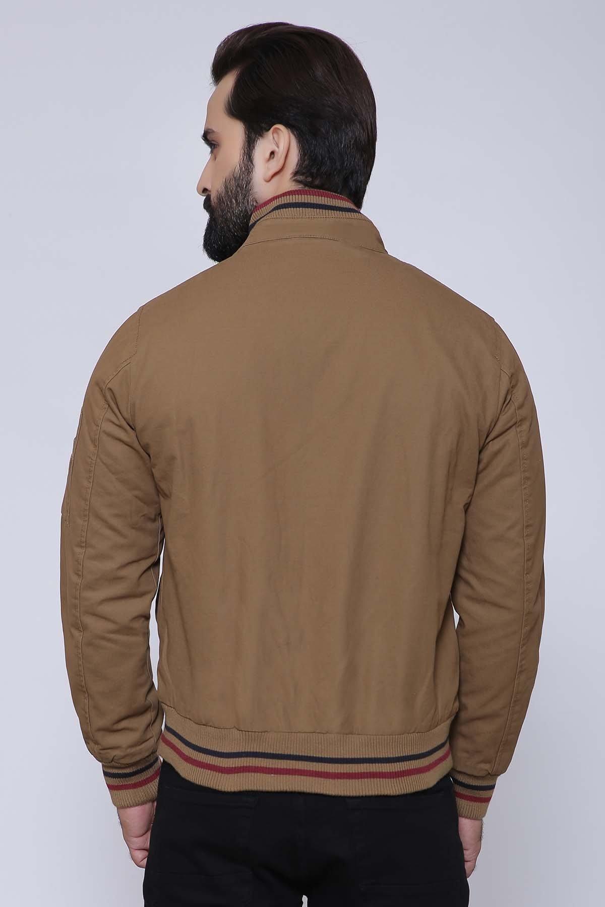 JACKET FULL SLEEVE KHAKI at Charcoal Clothing