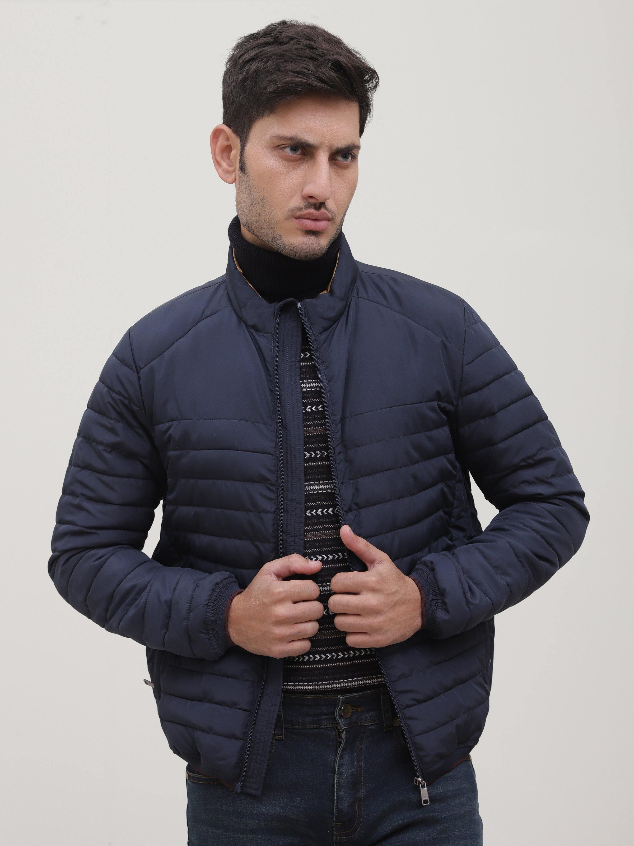JACKET FULL SLEEVE NAVY at Charcoal Clothing
