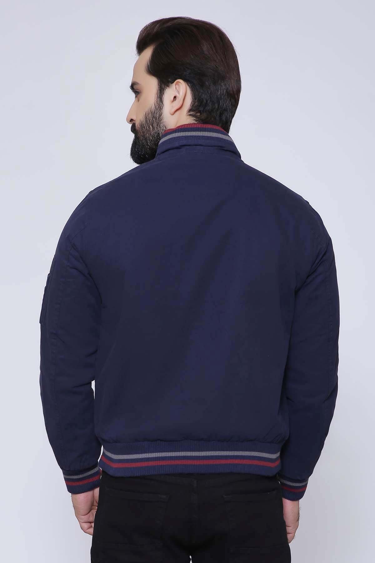 JACKET FULL SLEEVE NAVY at Charcoal Clothing