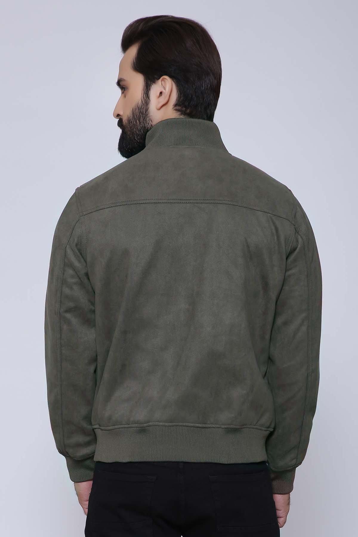 JACKET FULL SLEEVE OLIVE at Charcoal Clothing