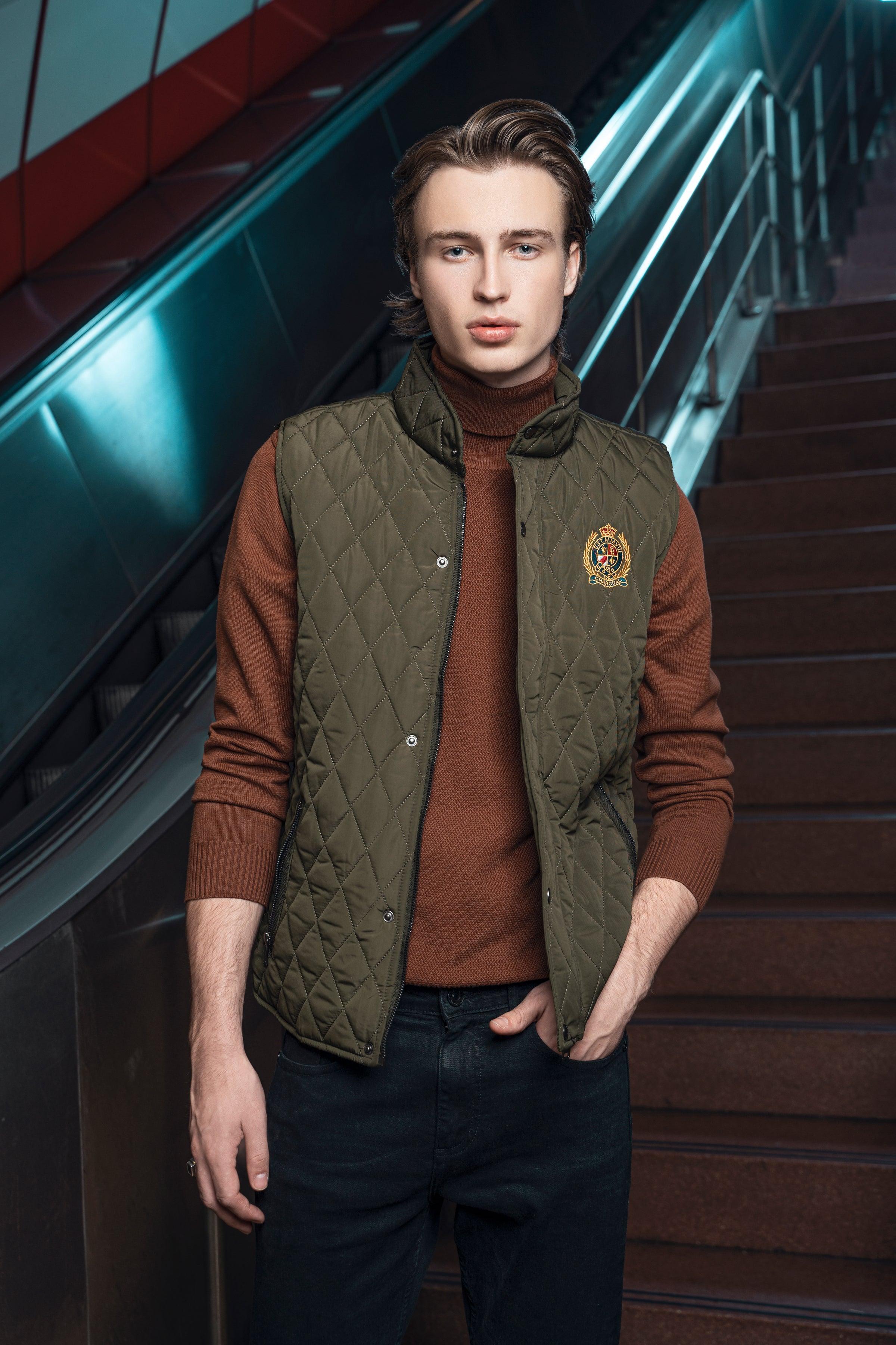 JACKET S/L GREEN at Charcoal Clothing