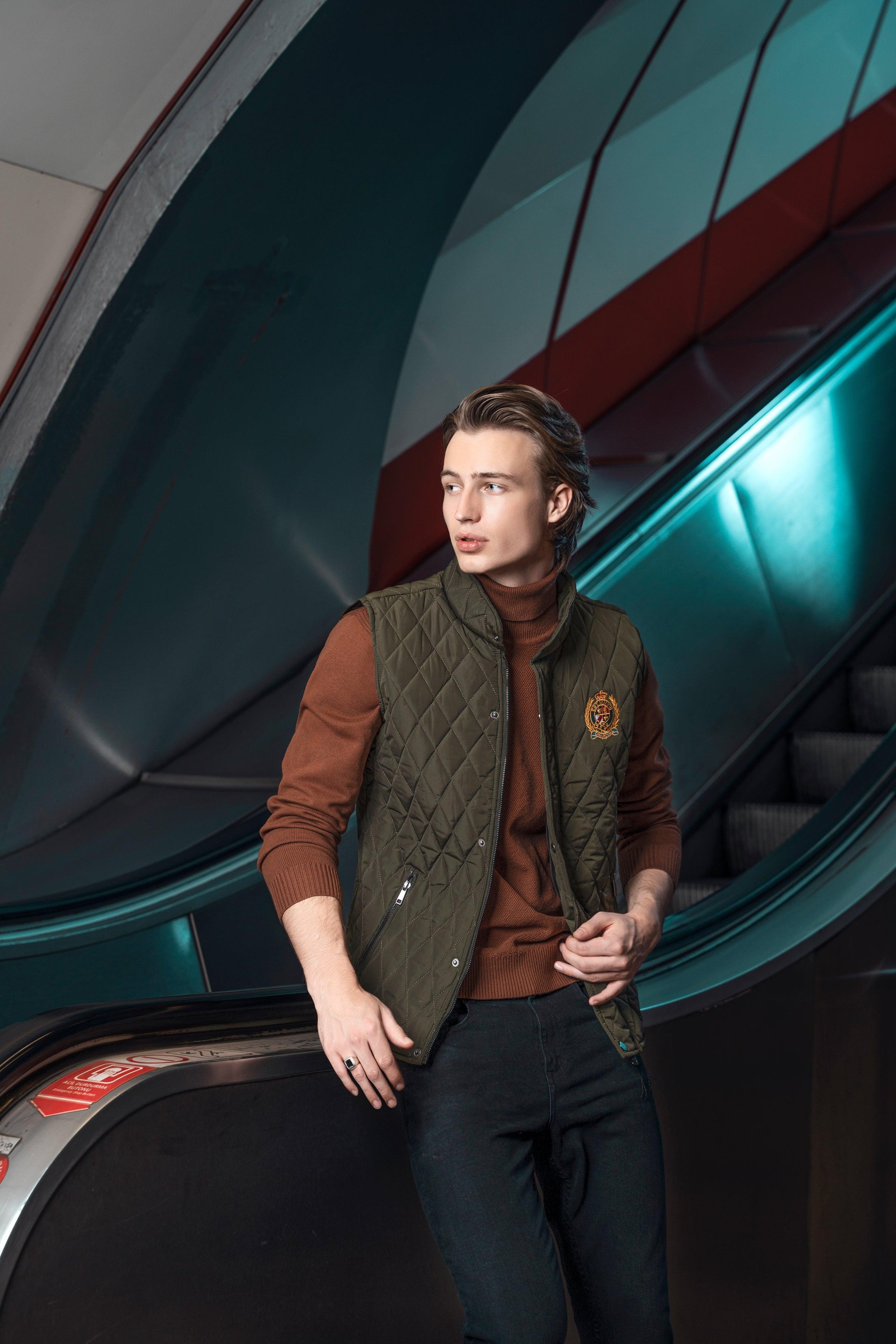 JACKET S/L GREEN at Charcoal Clothing
