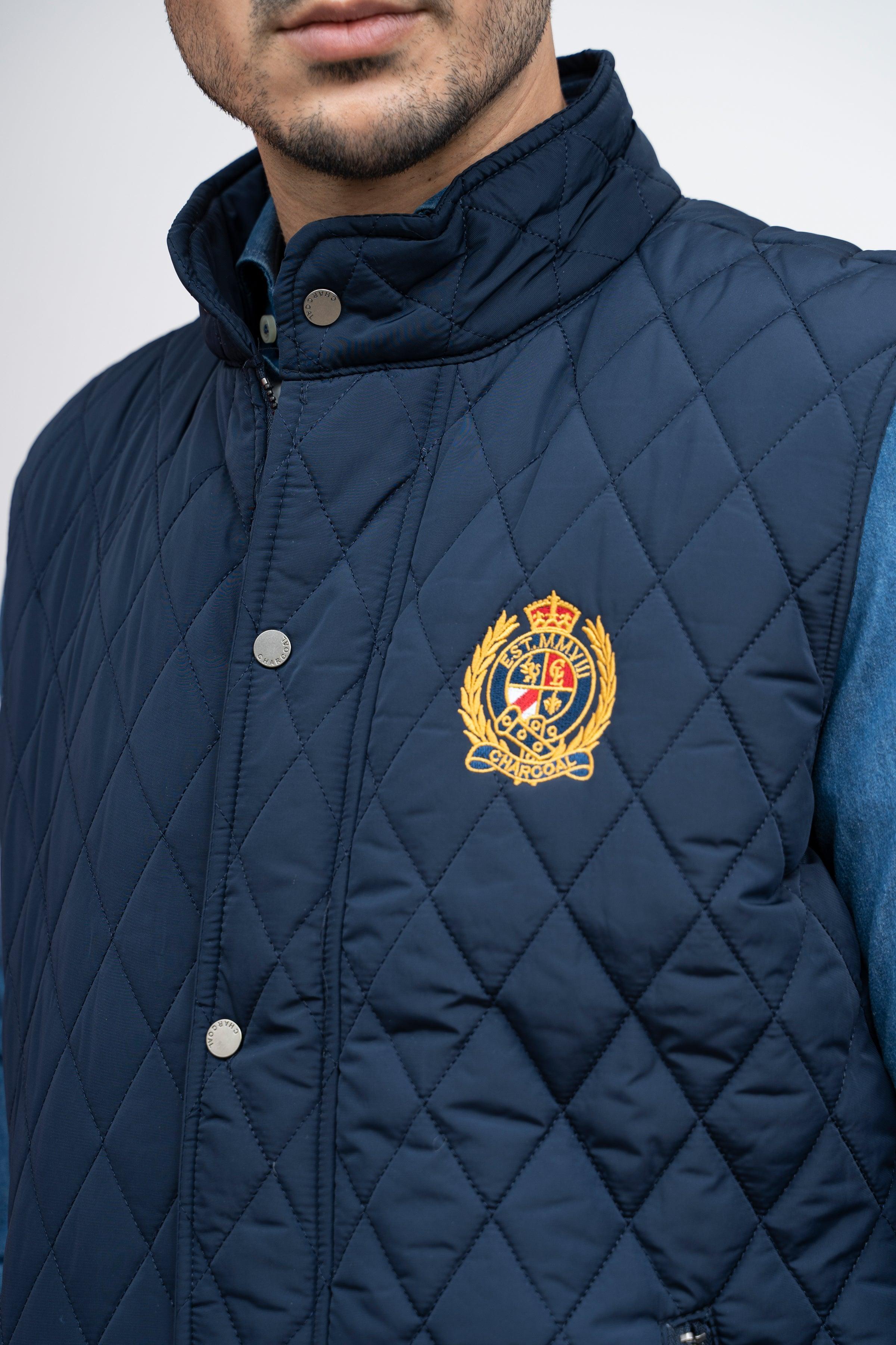 JACKET S/L NAVY at Charcoal Clothing