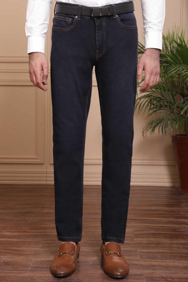 JEAN SLIM FIT NAVY at Charcoal Clothing