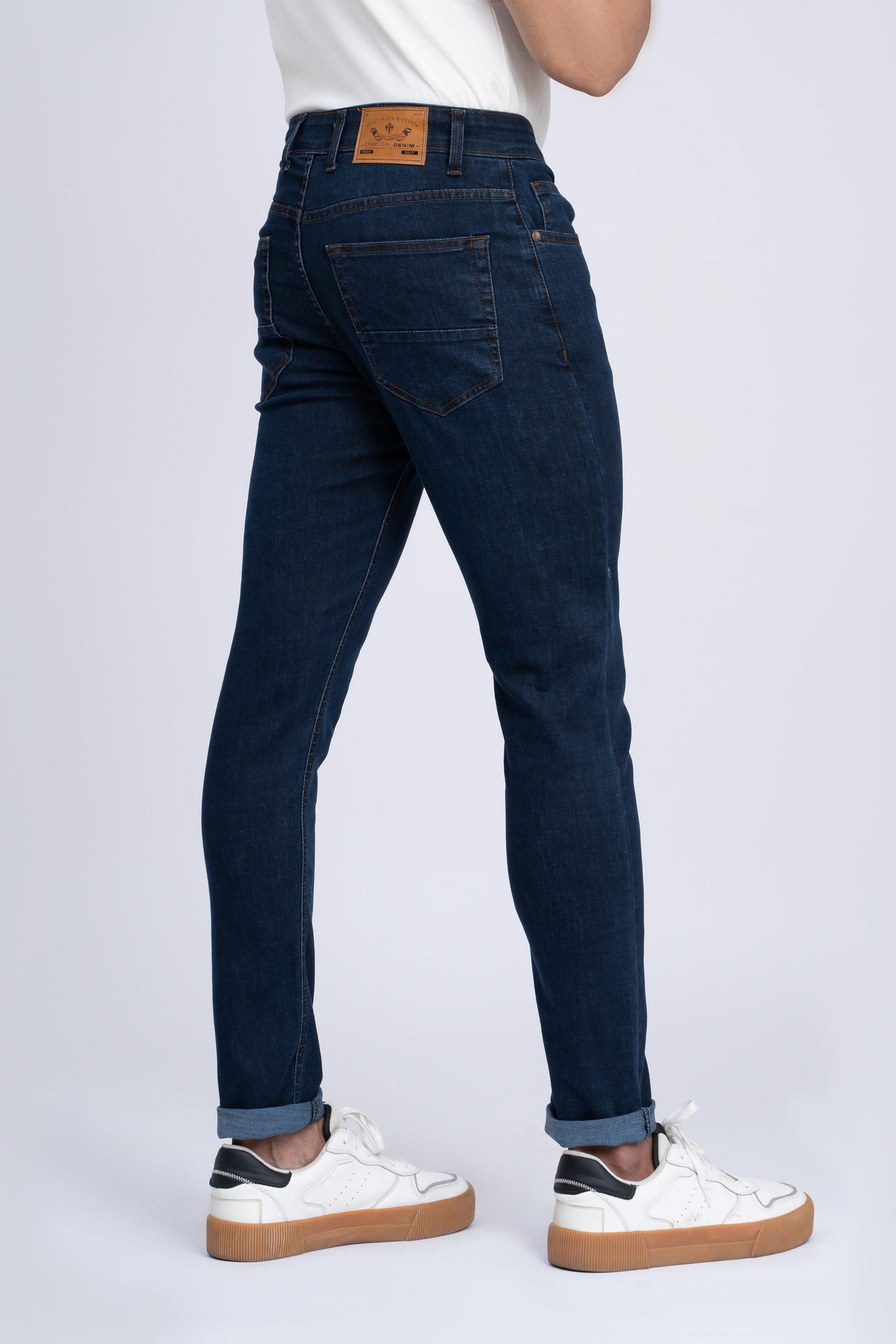 JEAN SLIM LEG DARK BLUE at Charcoal Clothing