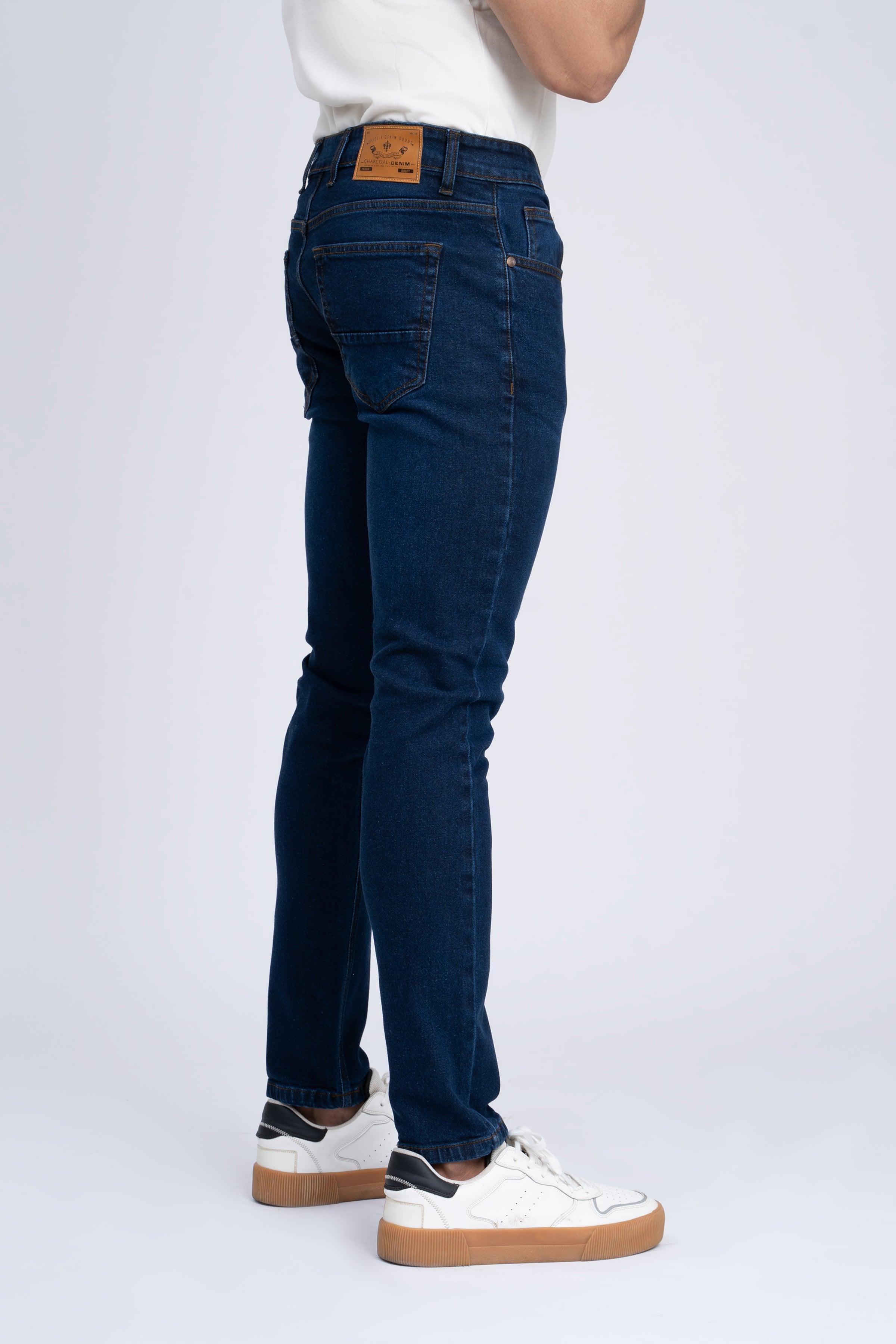 JEAN SLIM LEG DARK BLUE at Charcoal Clothing