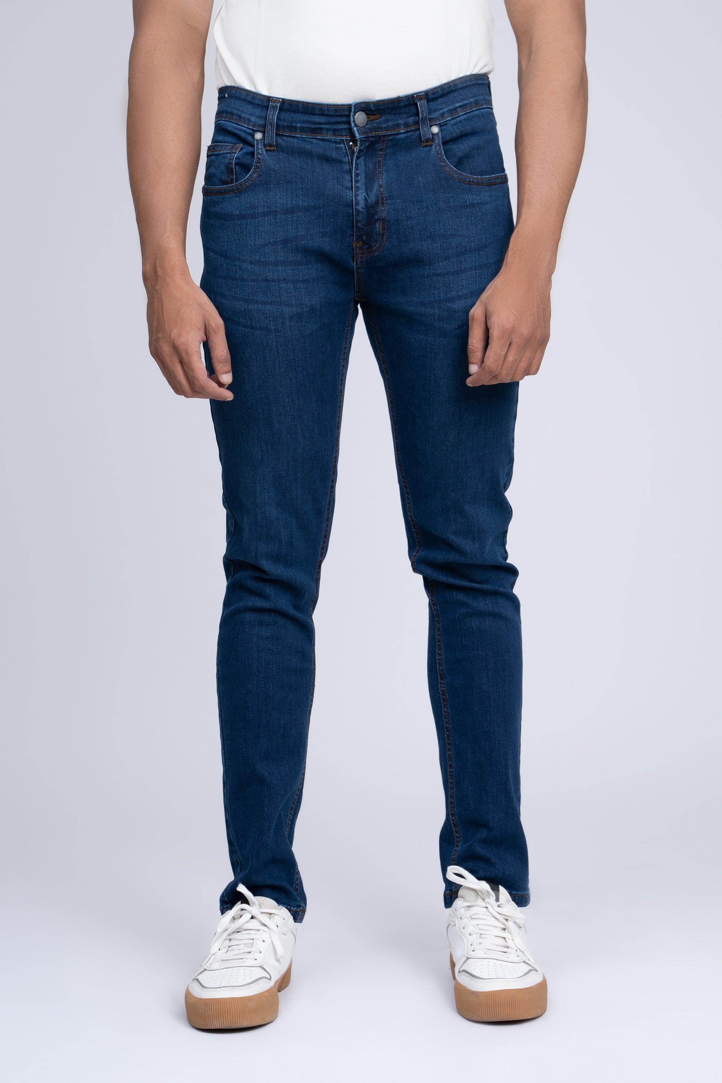 JEAN SLIM LEG DARK BLUE at Charcoal Clothing