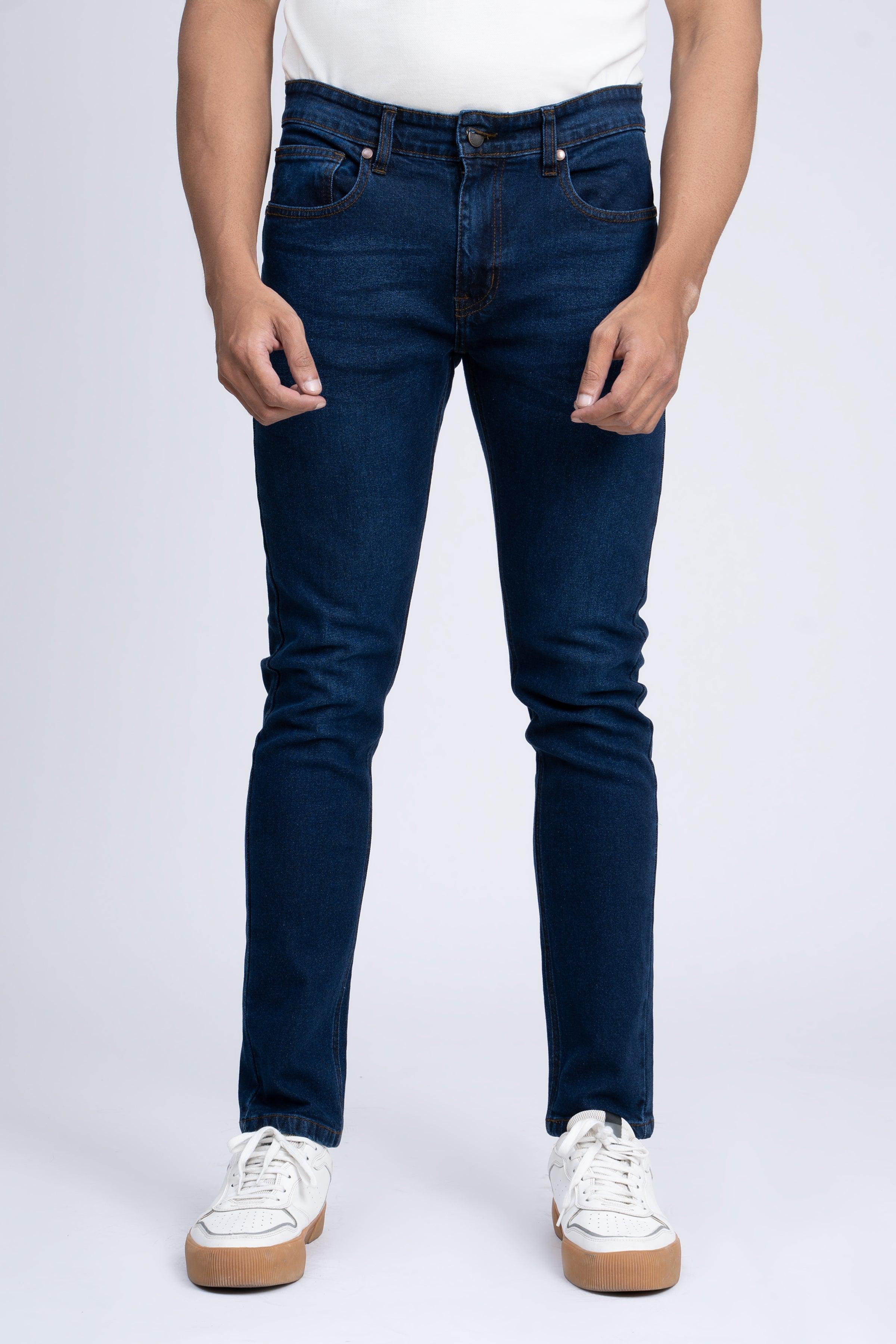 JEAN SLIM LEG DARK BLUE at Charcoal Clothing