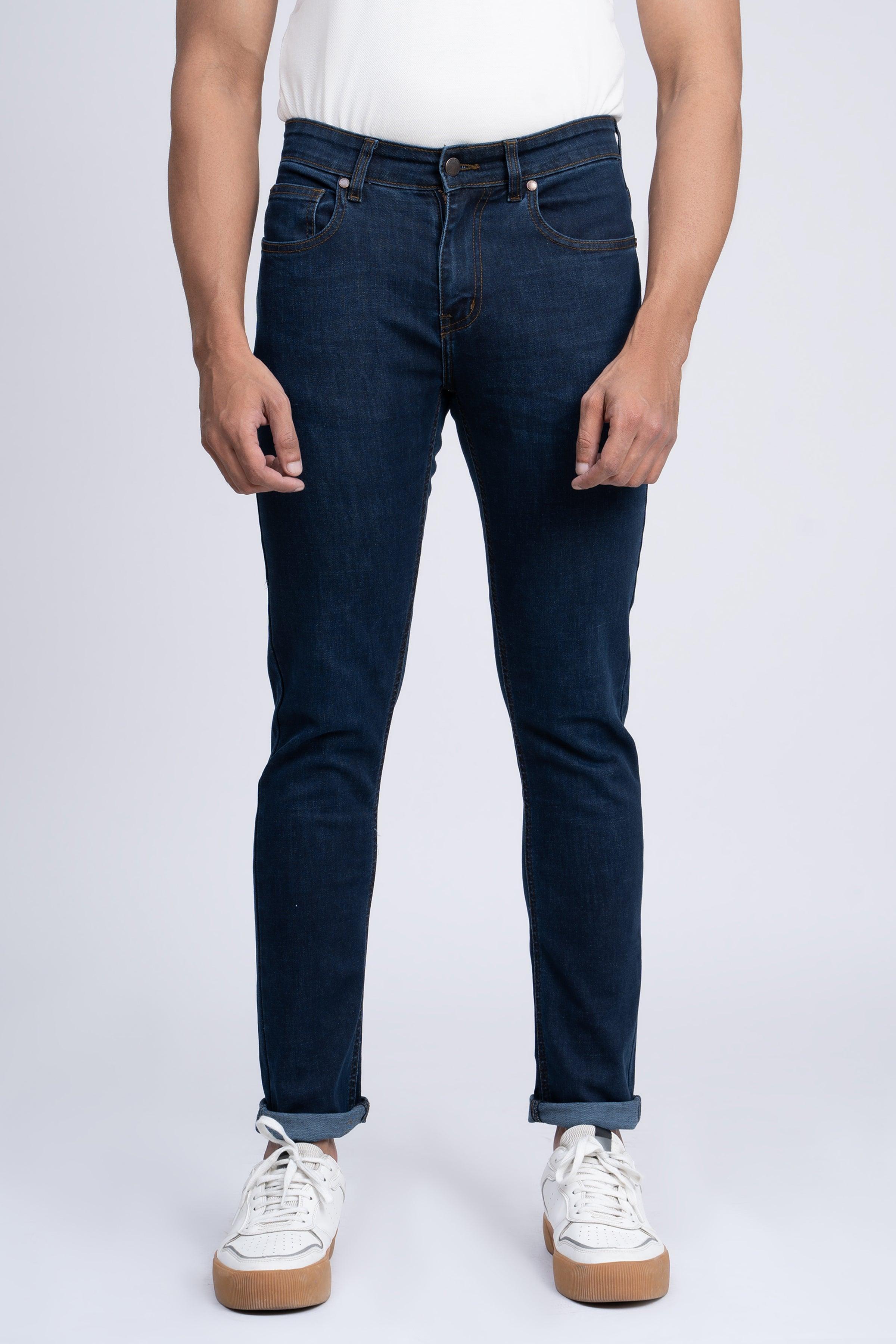 JEAN SLIM LEG DARK BLUE at Charcoal Clothing