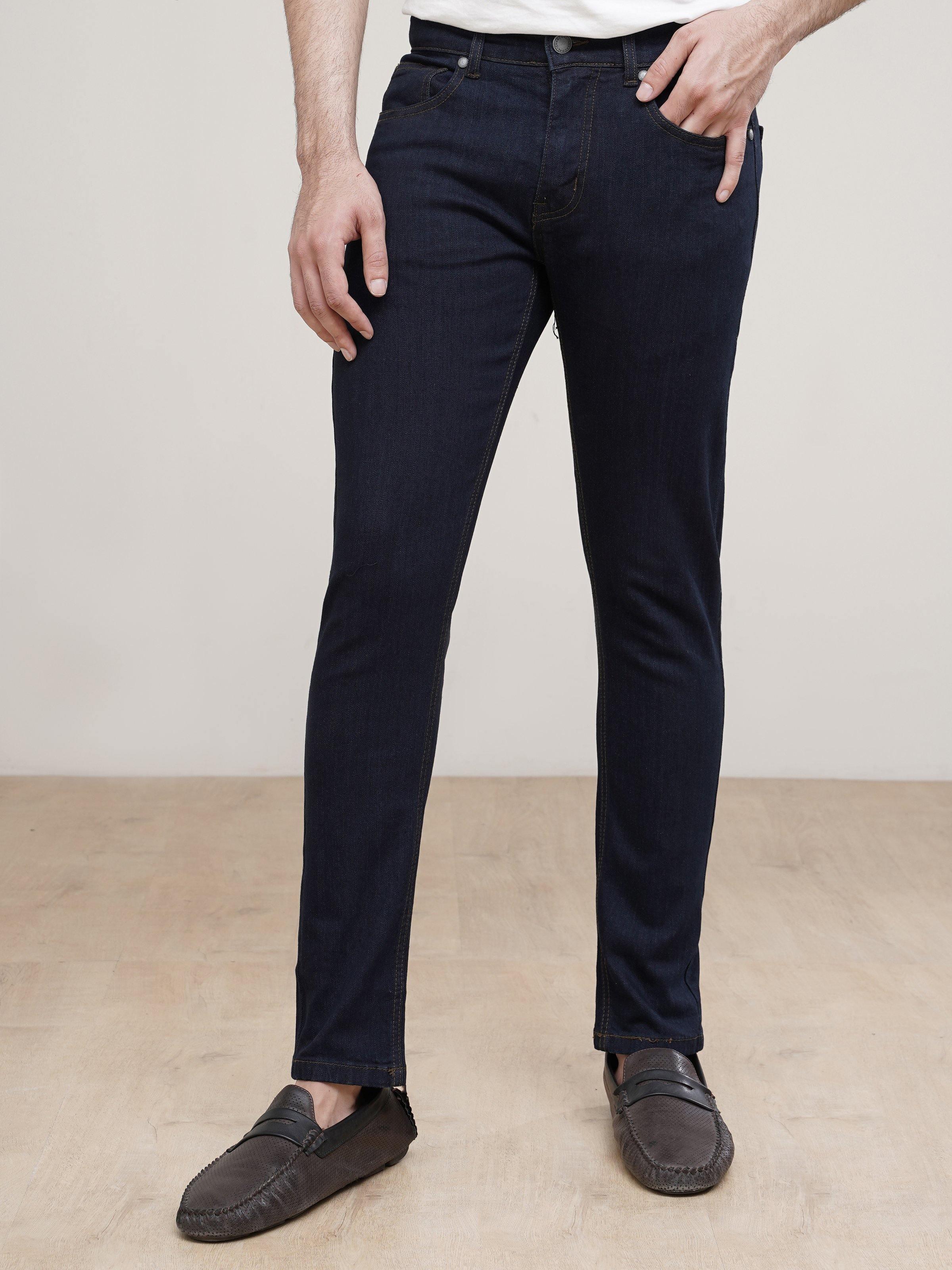 JEANS DARK NAVY at Charcoal Clothing