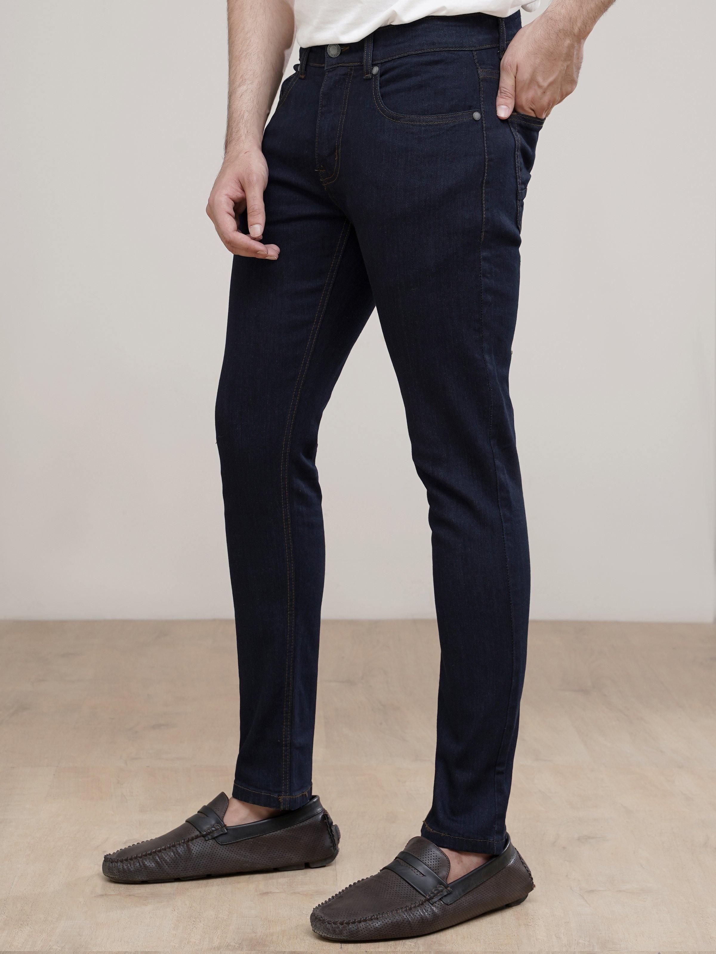 JEANS DARK NAVY at Charcoal Clothing