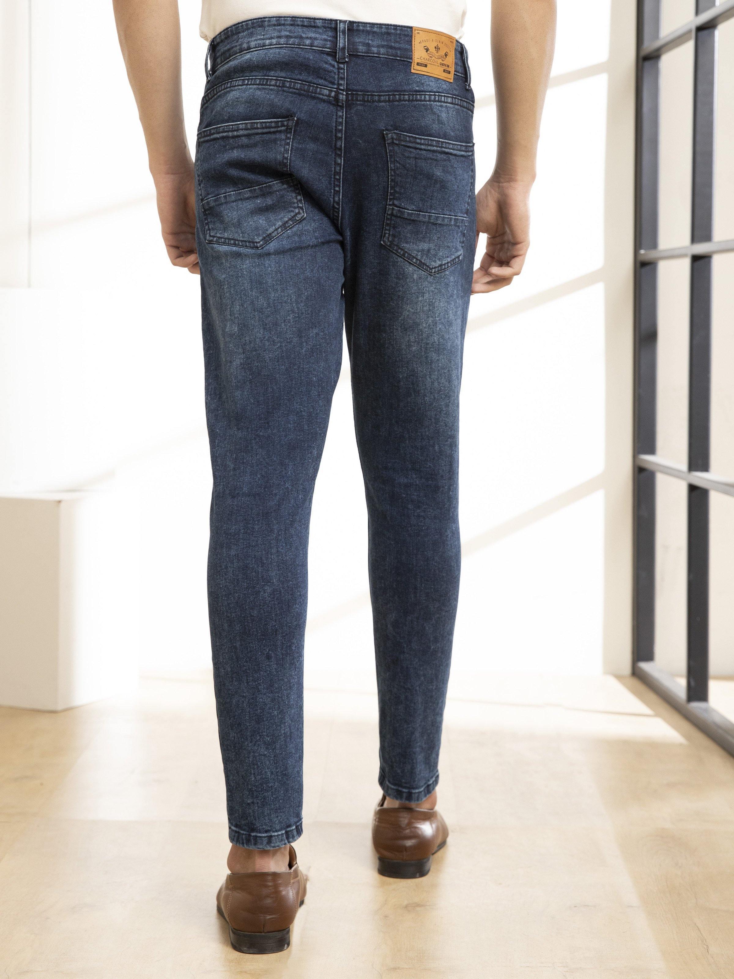 JEANS MID BLUE at Charcoal Clothing