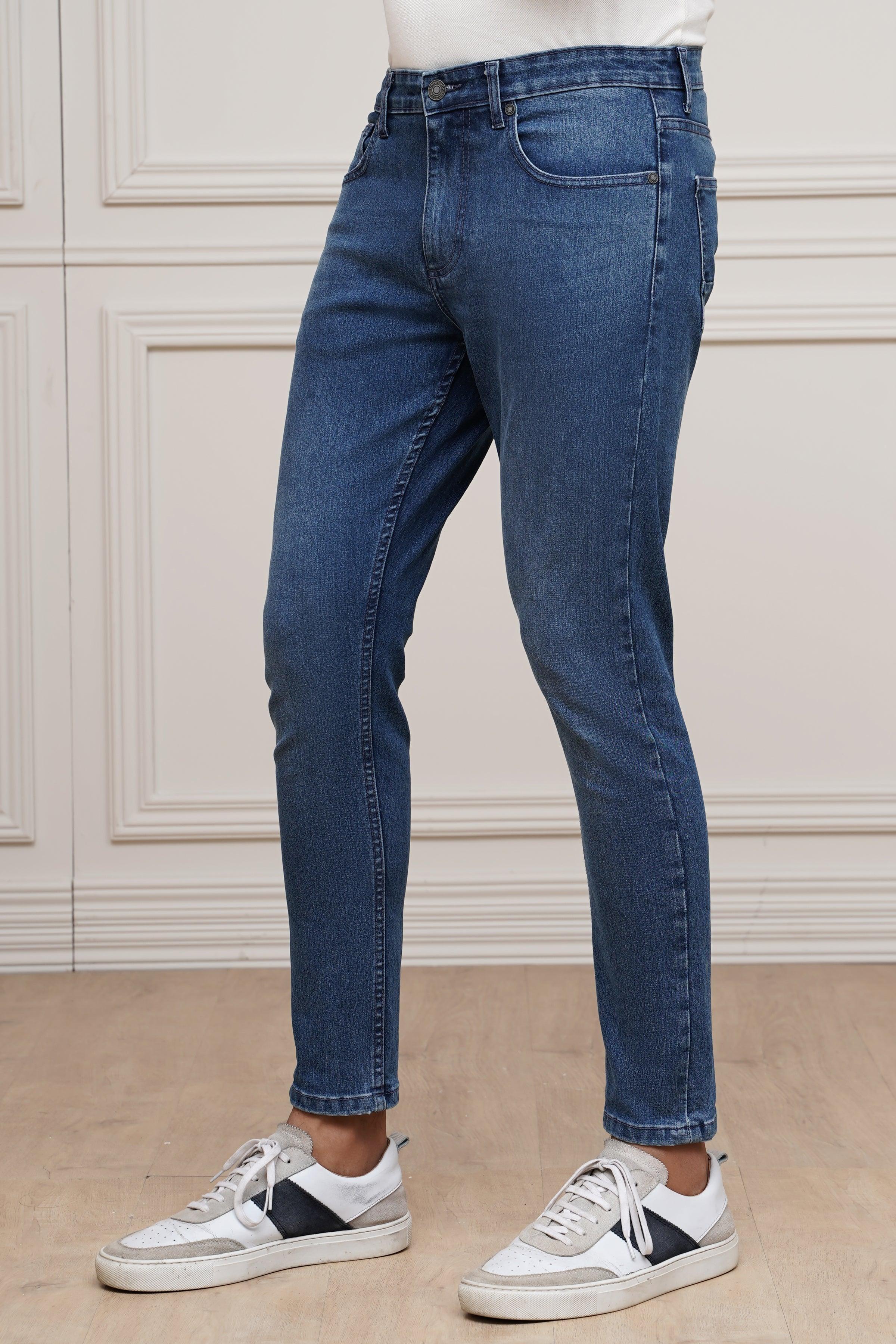 JEANS SKINNY LEG SKY BLUE at Charcoal Clothing