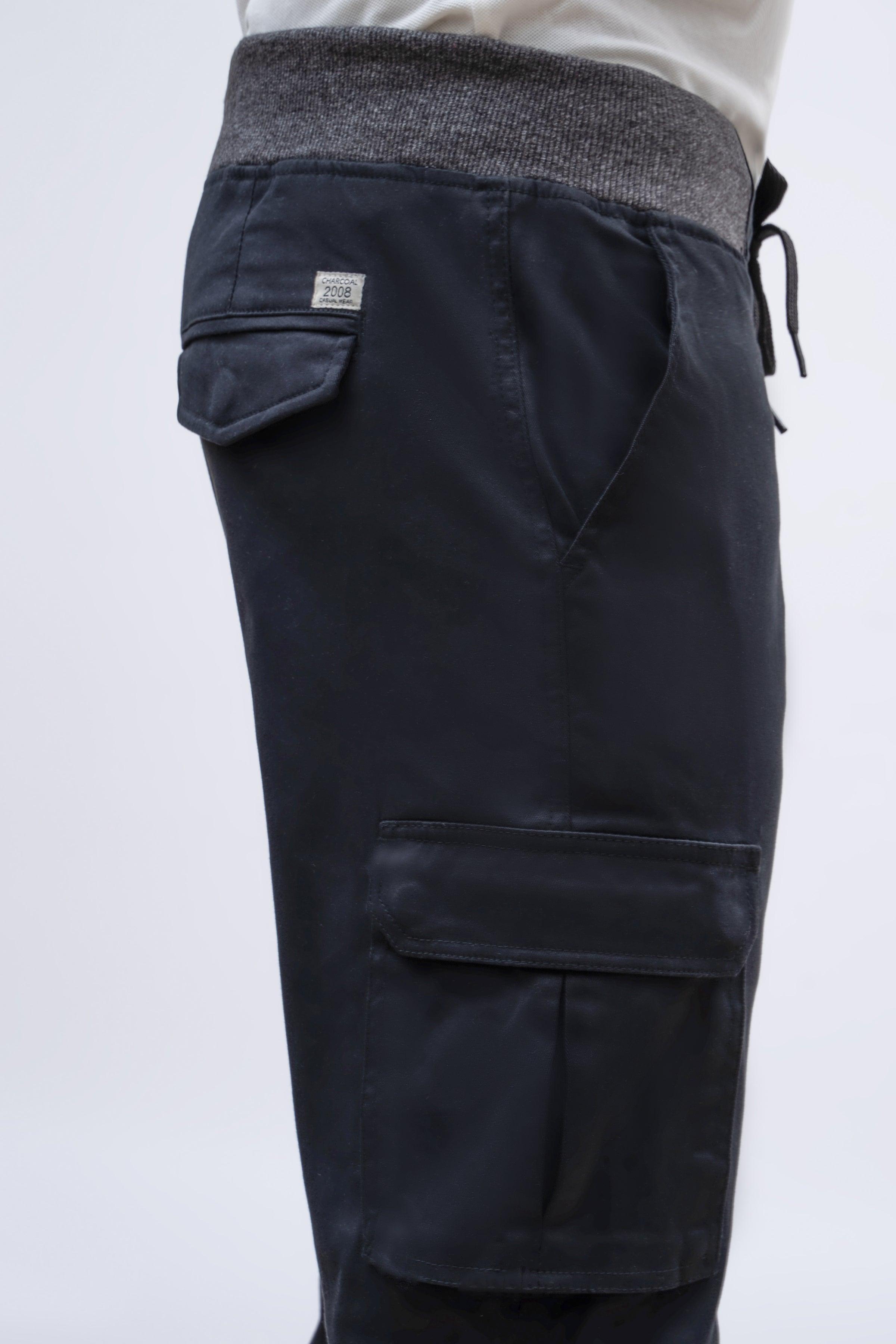 JOGGER TROUSER BLACK at Charcoal Clothing