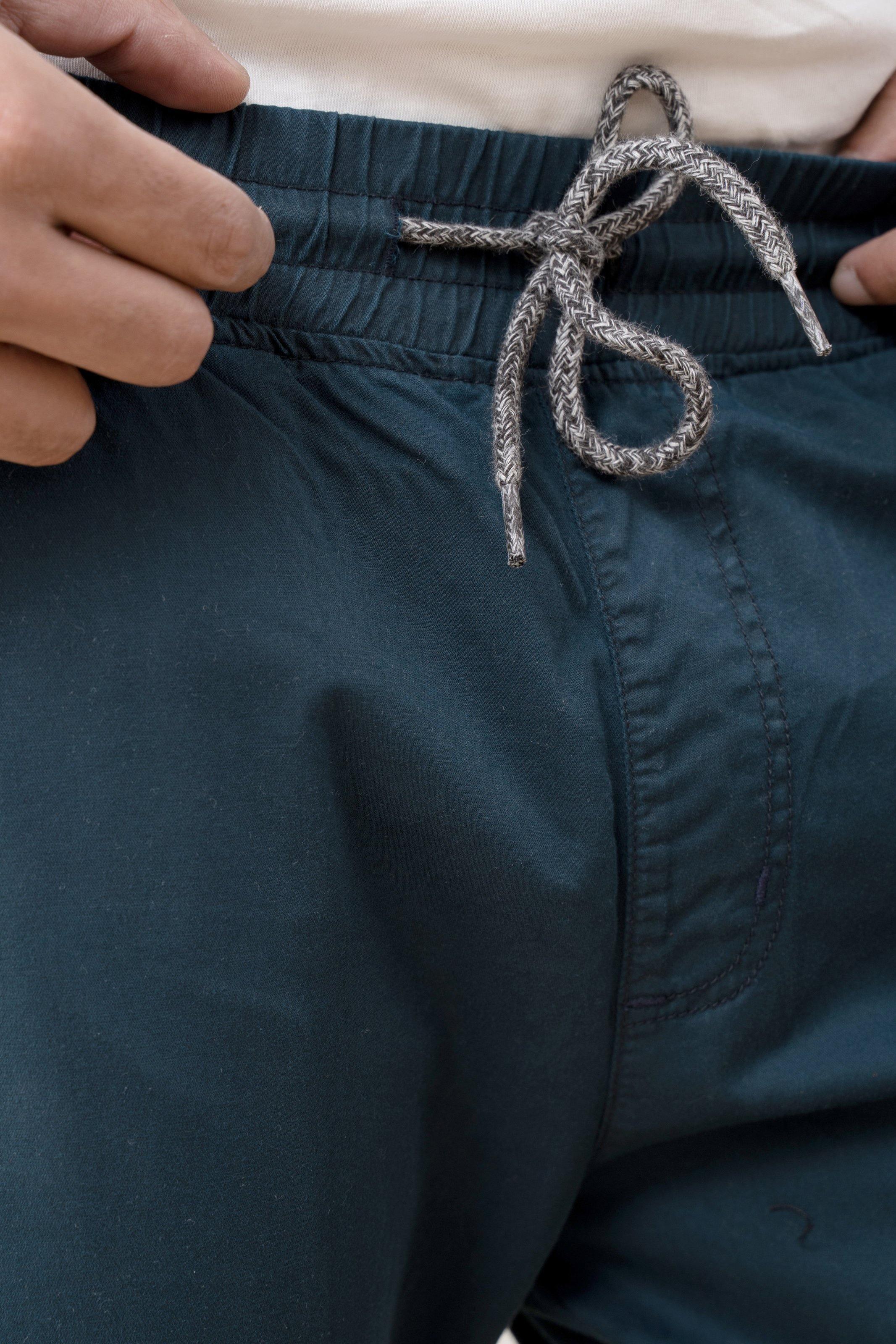 JOGGER TROUSER NAVY at Charcoal Clothing