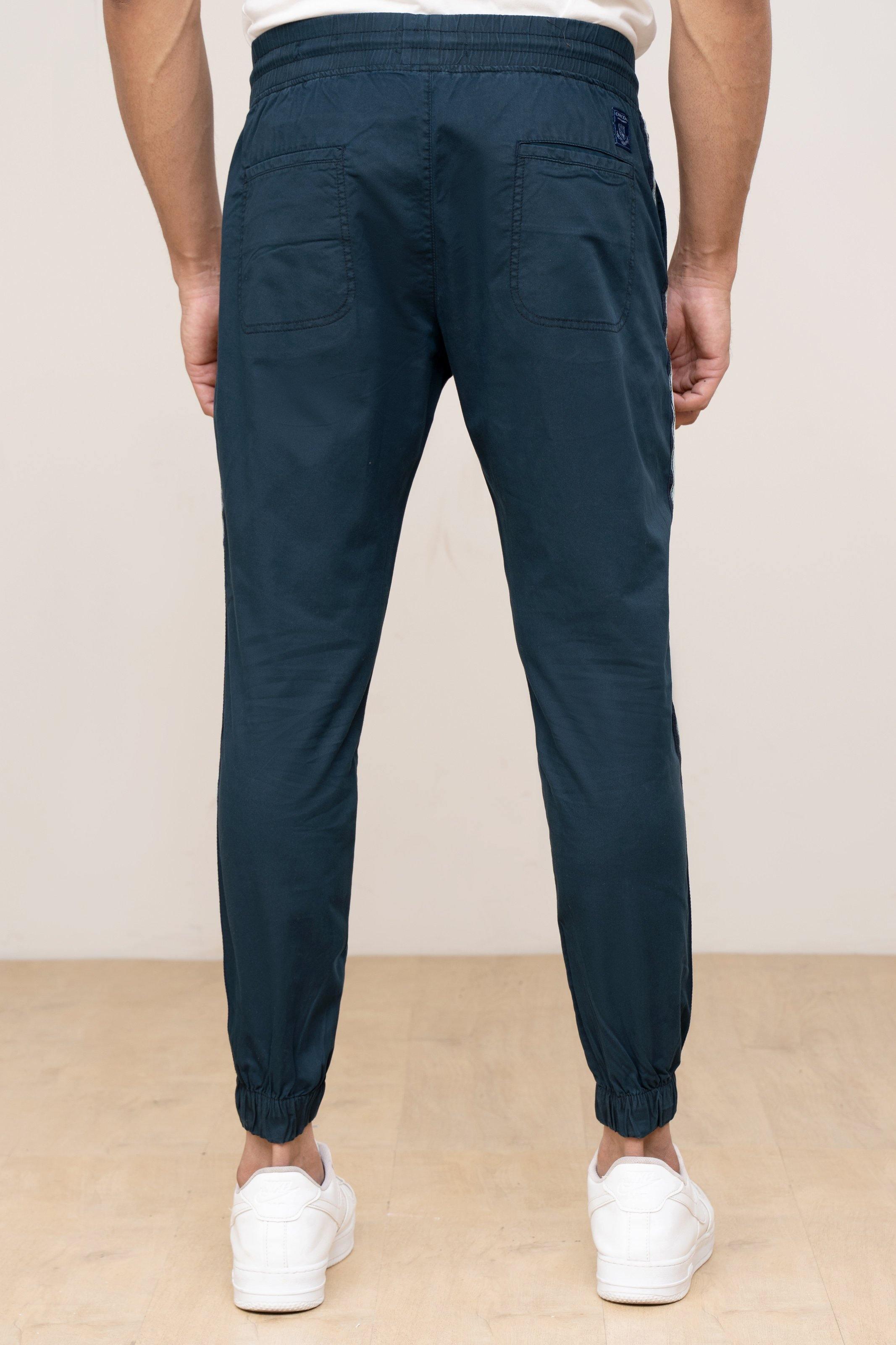JOGGER TROUSER NAVY at Charcoal Clothing